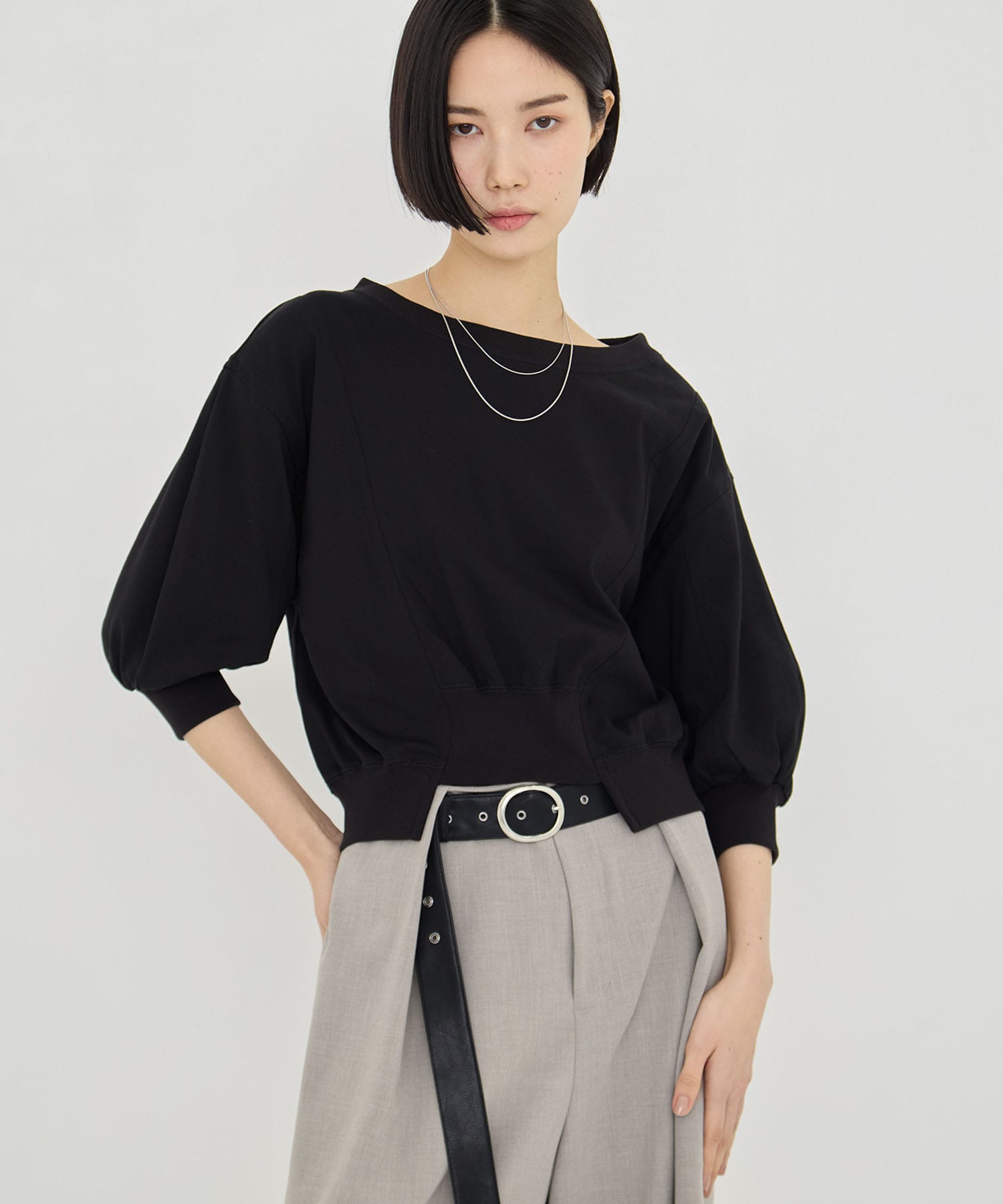 2WAY VOLUME SLEEVE TOPS