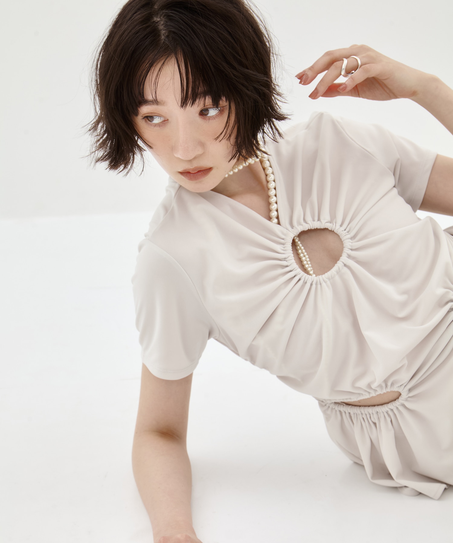別注CIRCLE CUT TEE
