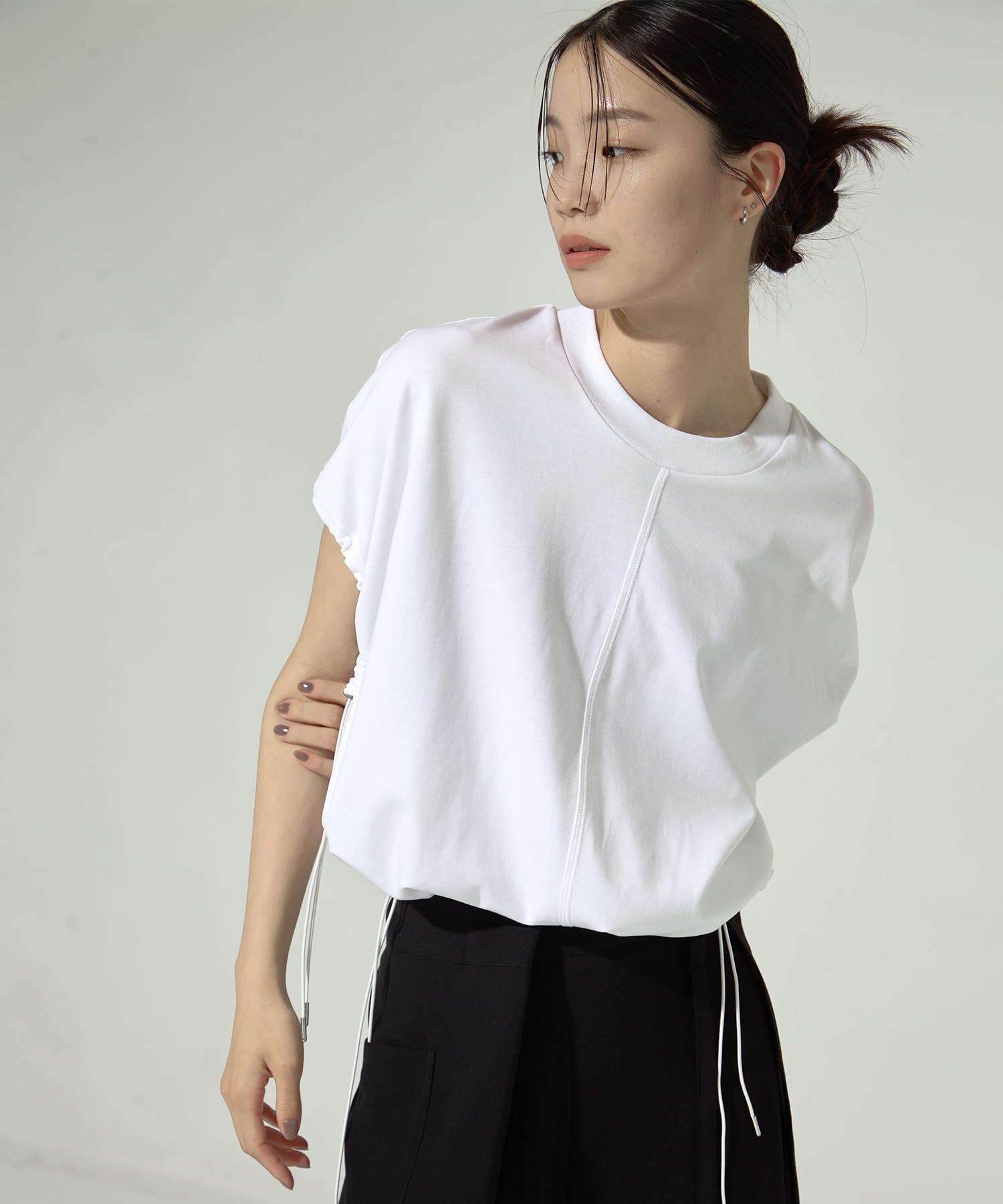 別注Drawcord Short T