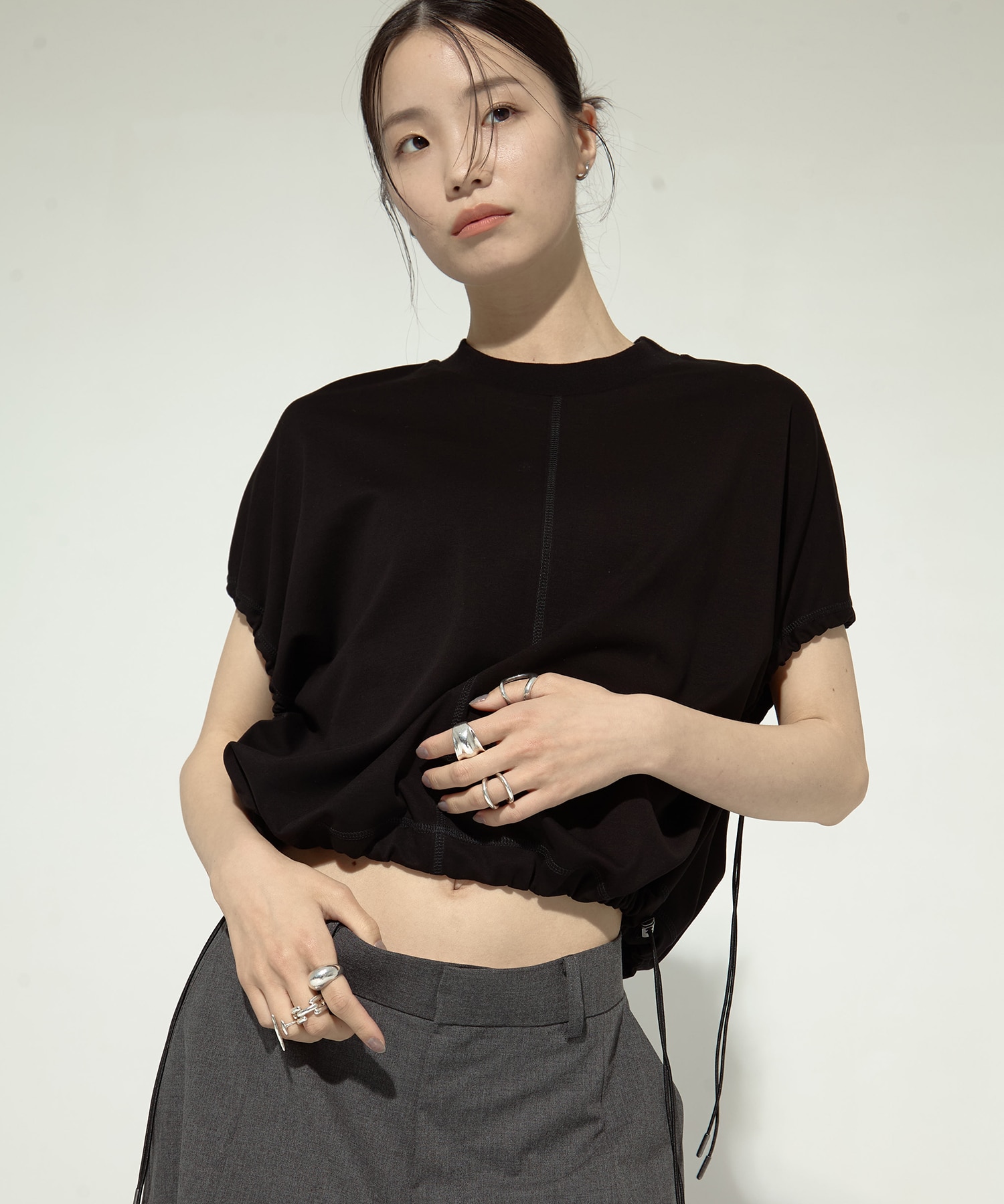 別注Drawcord Short T