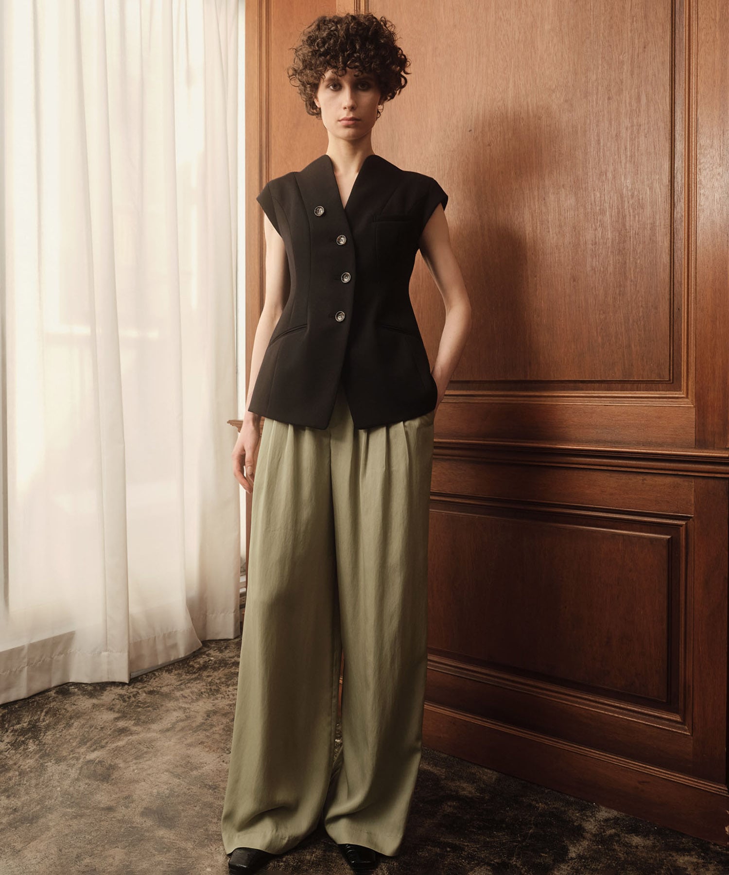 Reija tuck pants KH