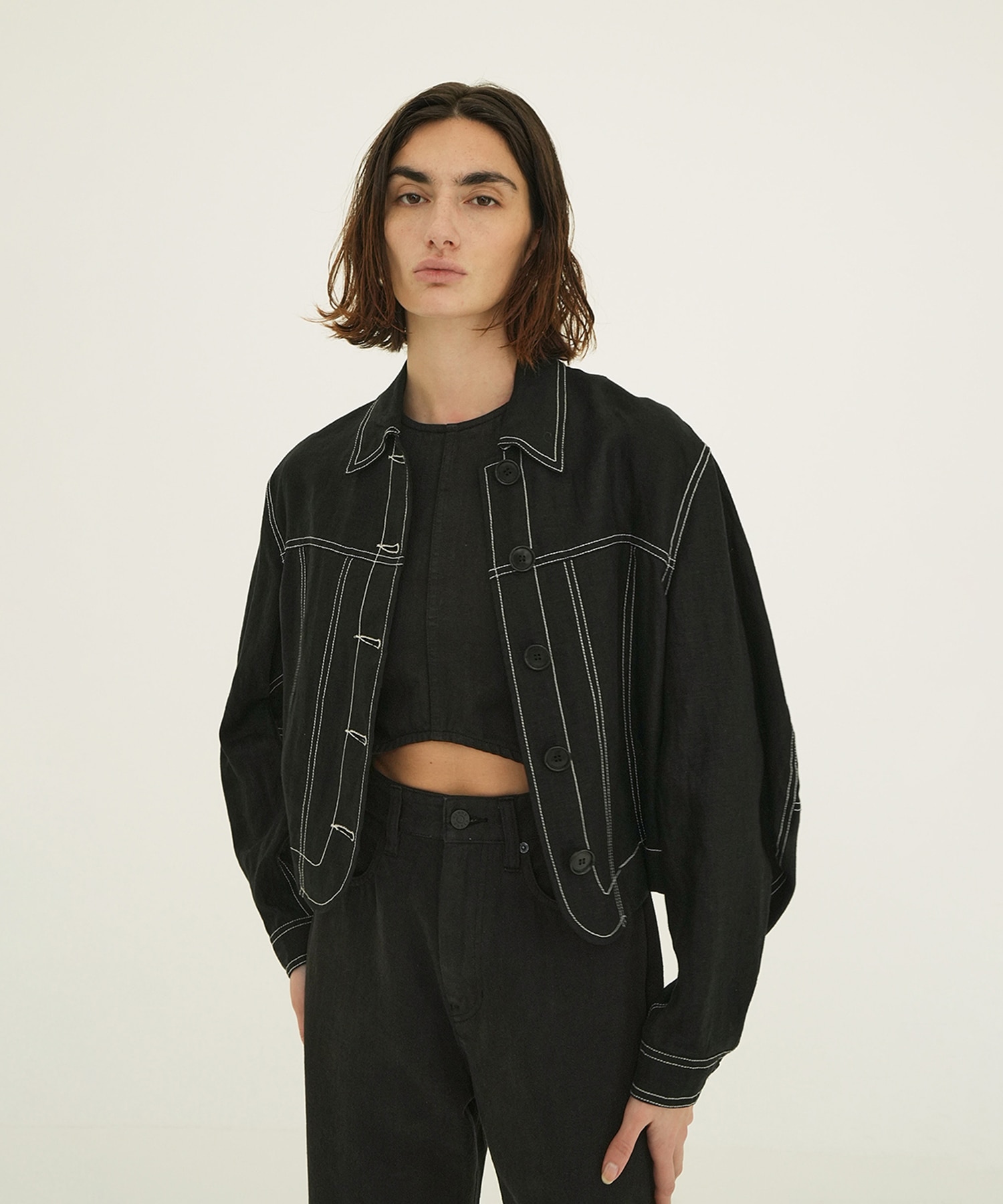 LINEN SHIRT JACKET