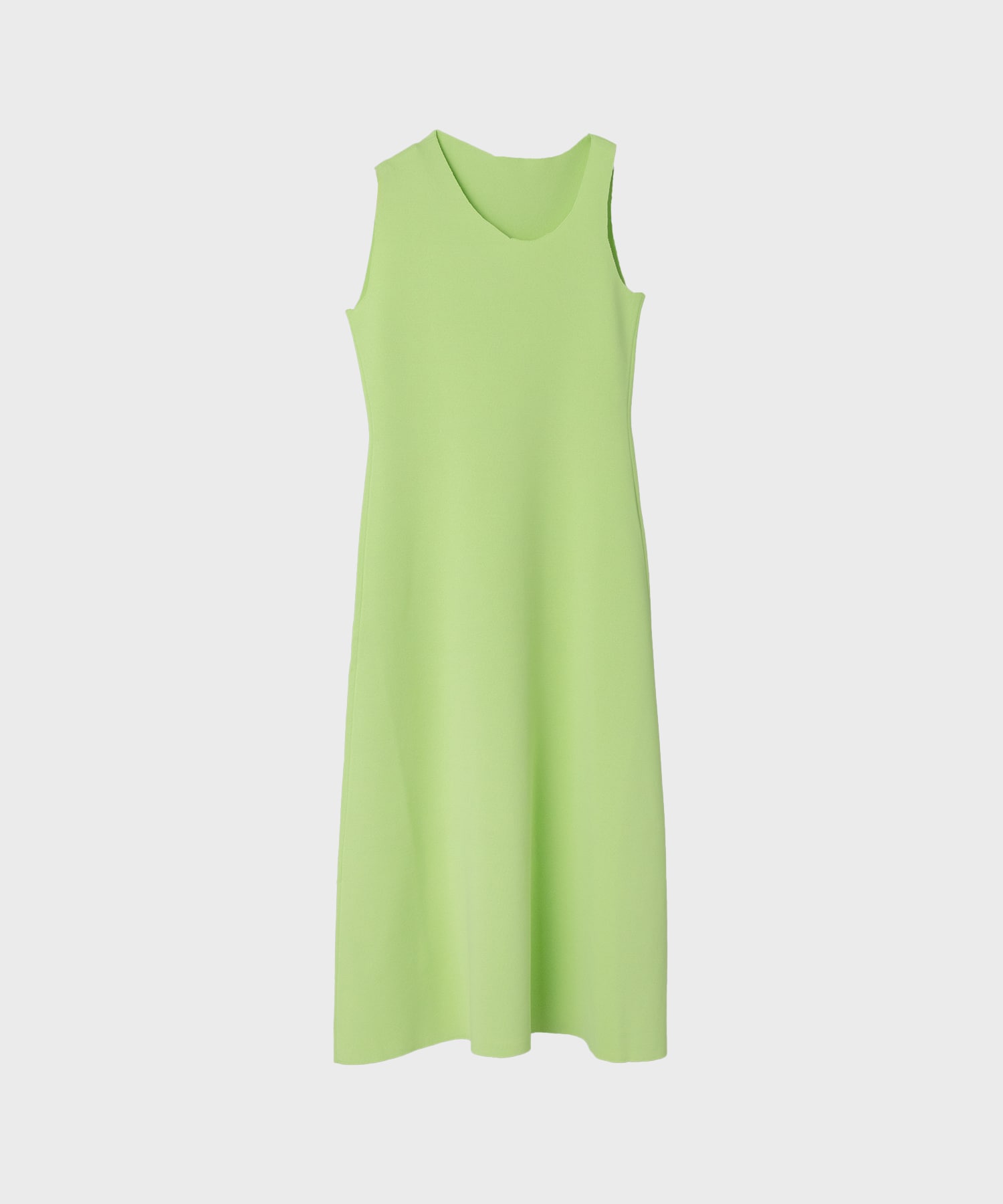 Asymmetric Neck Knitted Dress