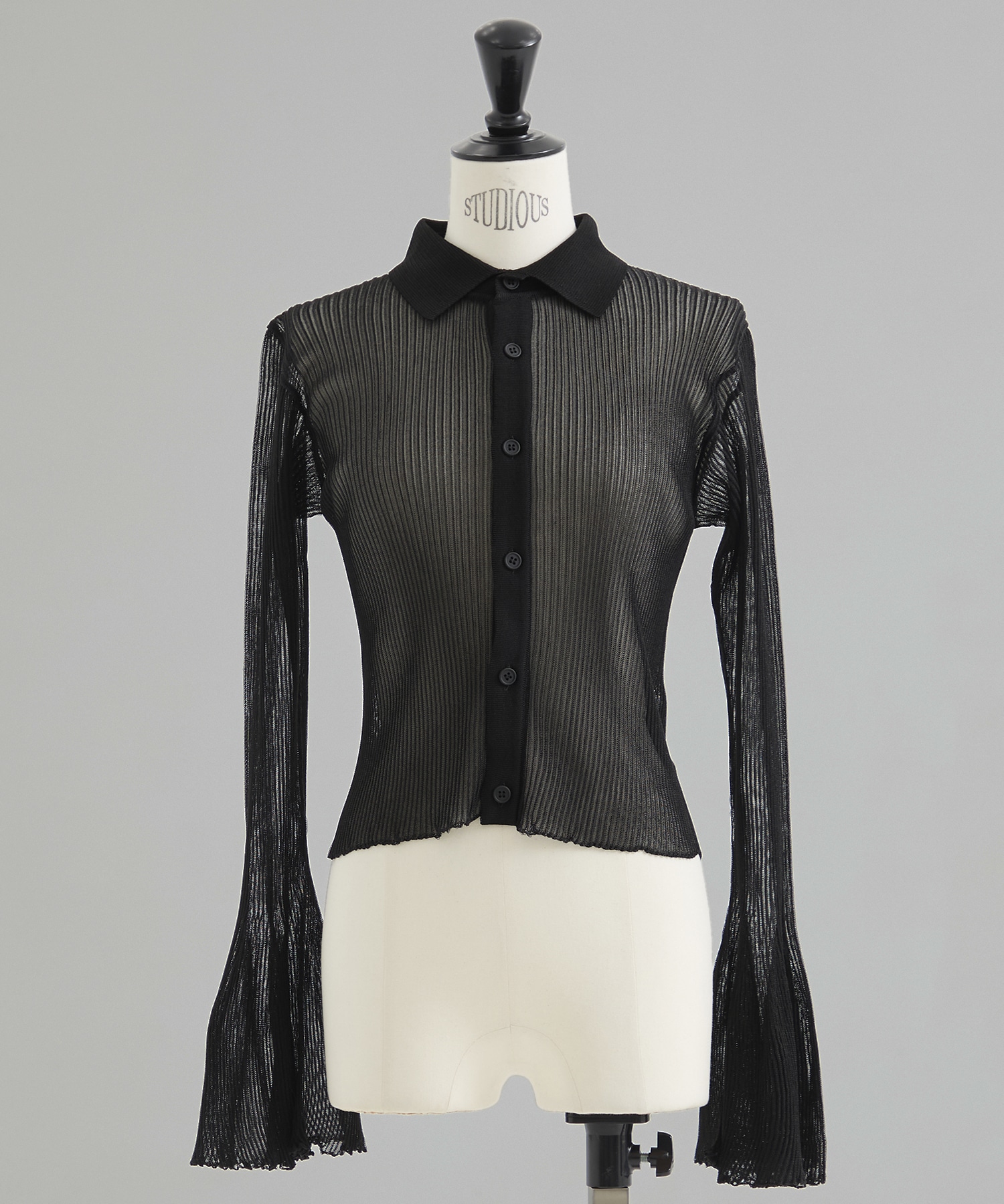 HYPHA LUCENT GLITTER SHIRT CARDIGAN