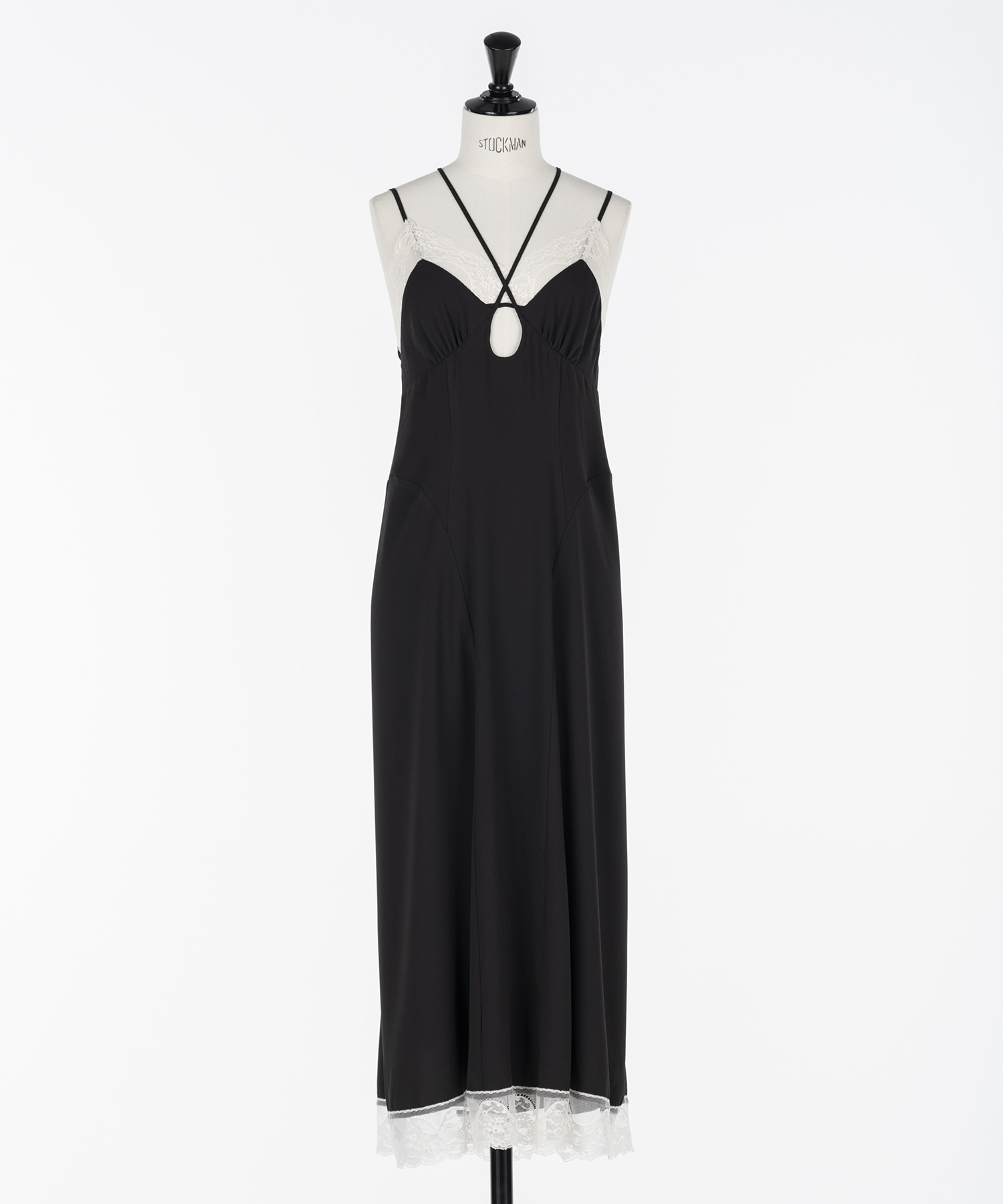 Crepe slip dress