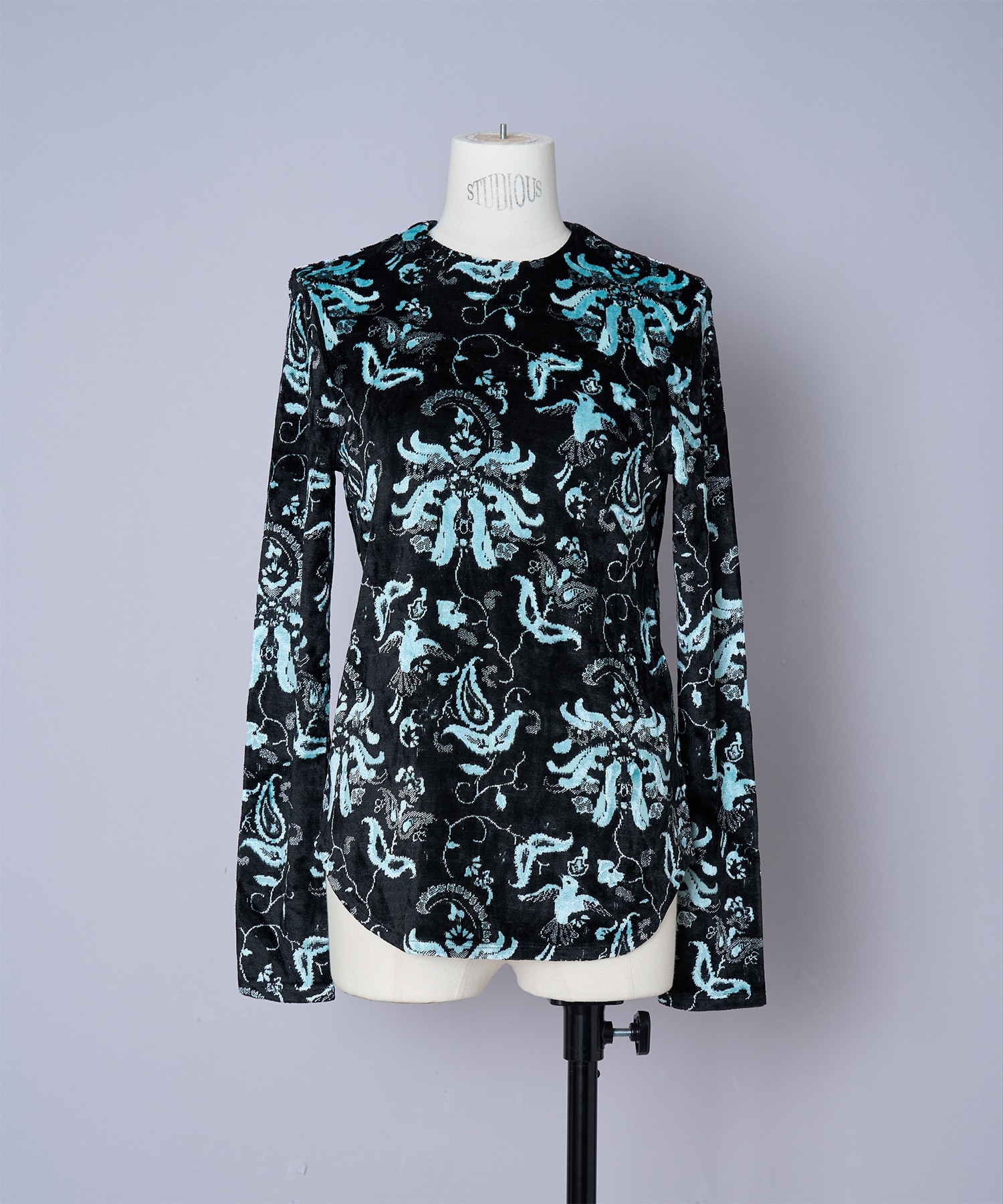 Velour Jersey Top