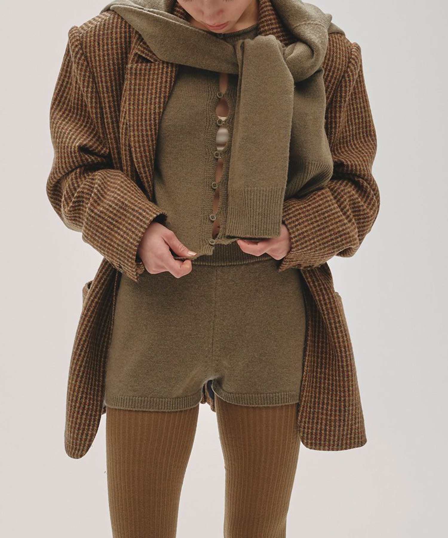 Cashmere Compact Cardigan