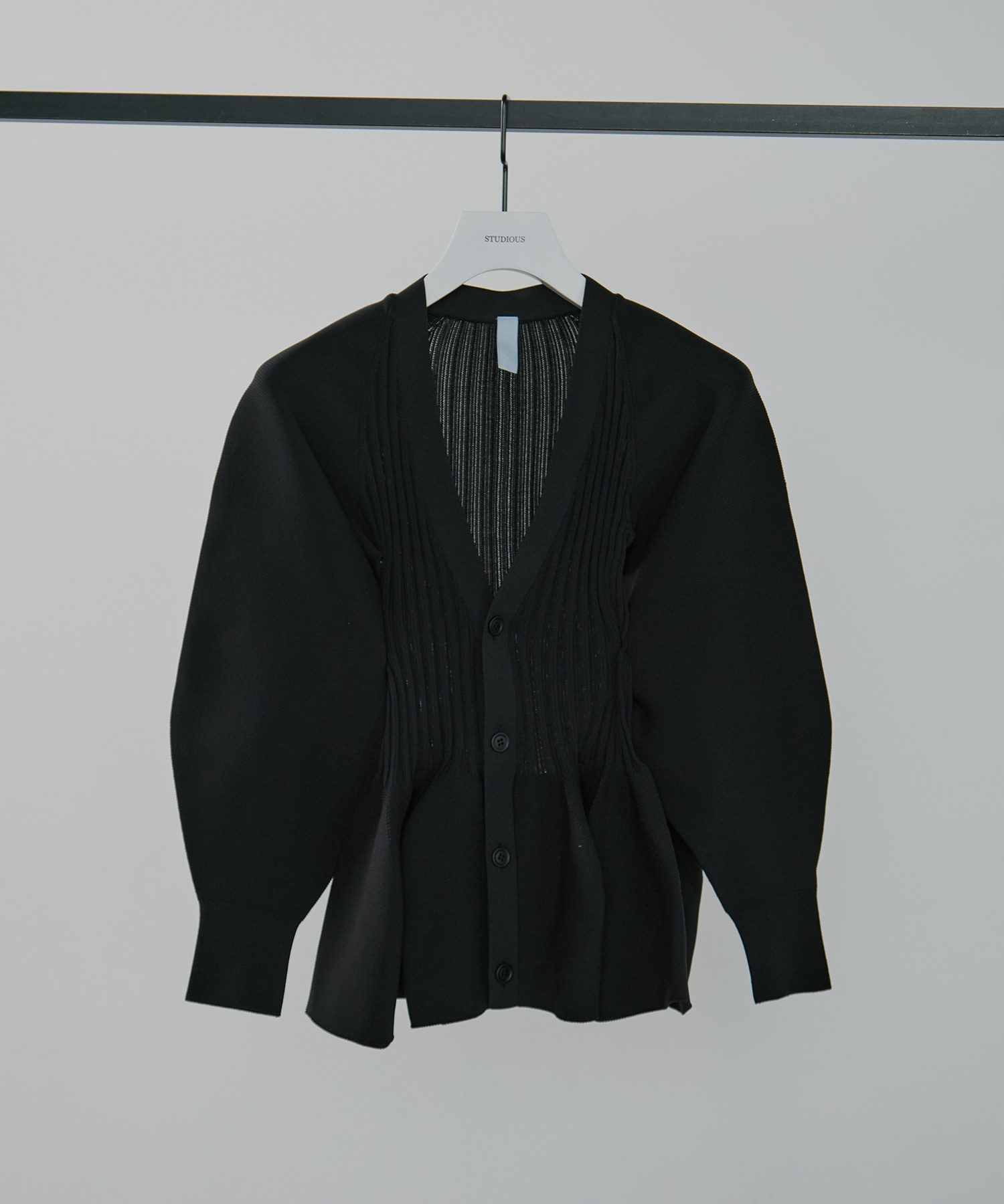 HYPHA GLIPOTTERY PUFF SLEEVE CARDIGAN