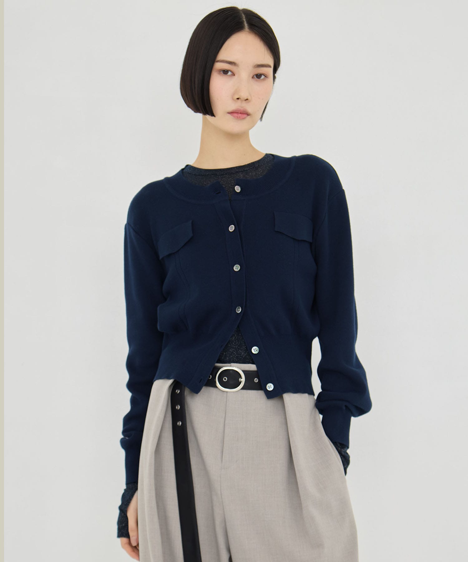 POCKET KNIT CARDIGAN