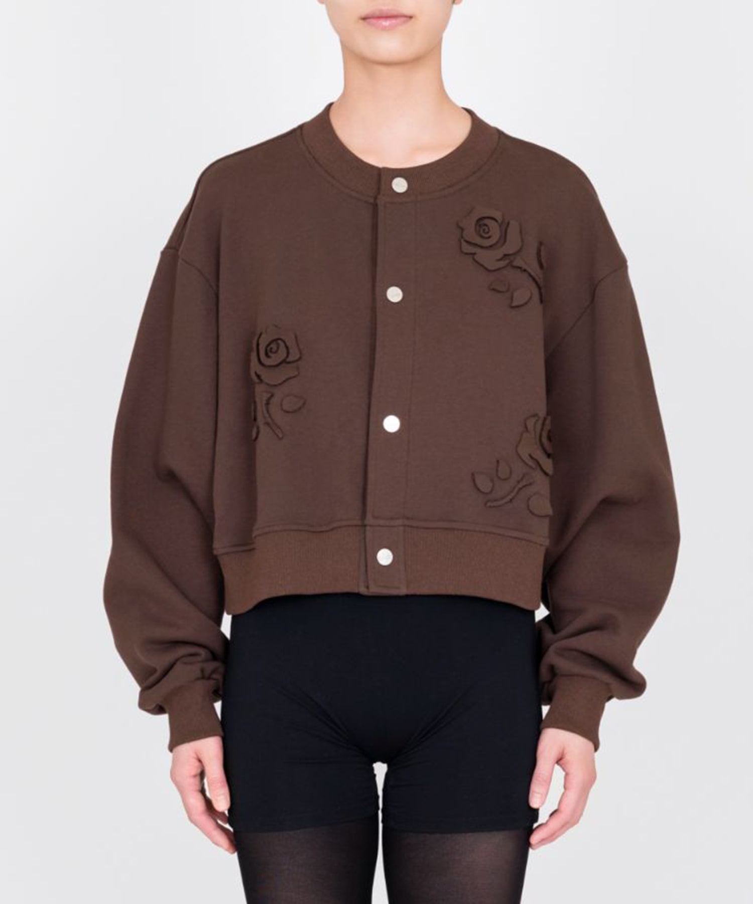 Flowr Applique Jersey Cardigan