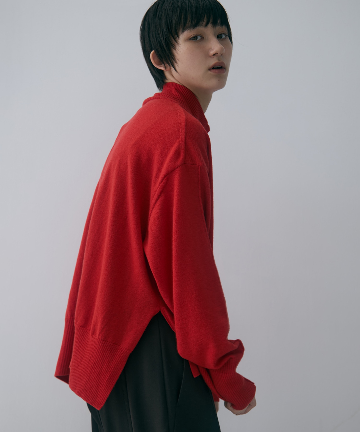 Merino Wool Turtle Neck Knit
