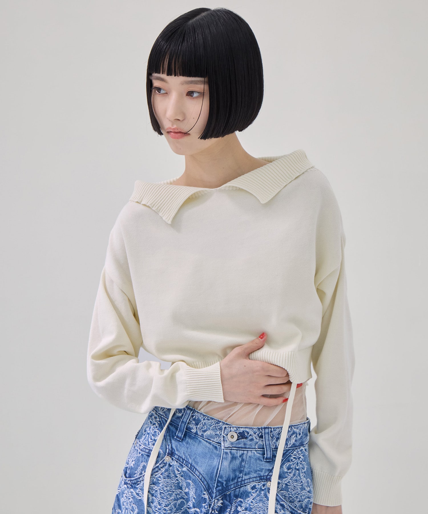 別注2WAY BORELO KNIT TOPS
