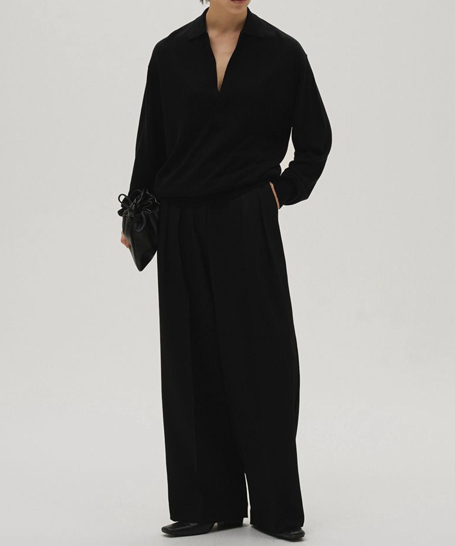 Tuck Wide Trousers