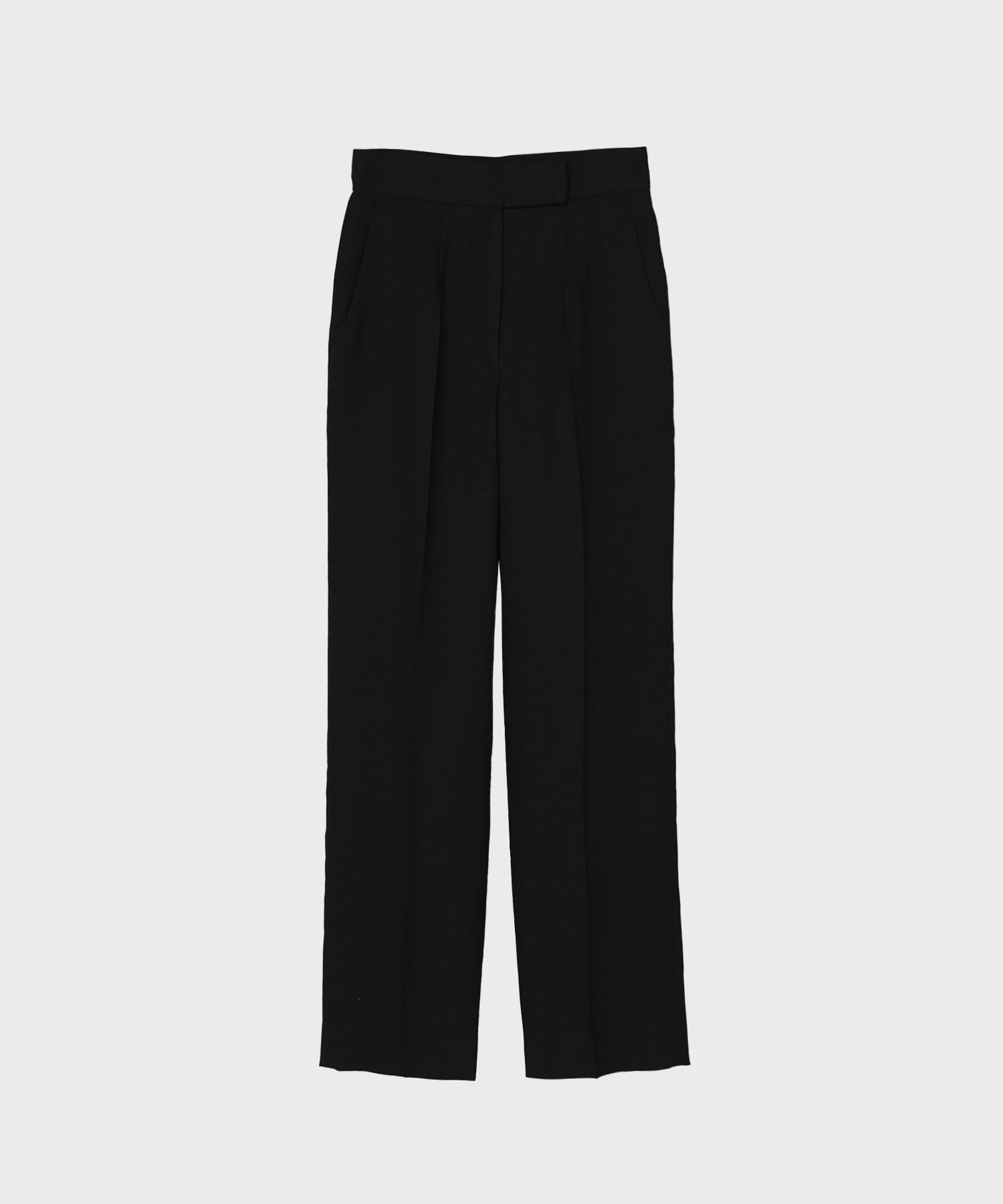 Triacetate Polyester Tapered Trousers