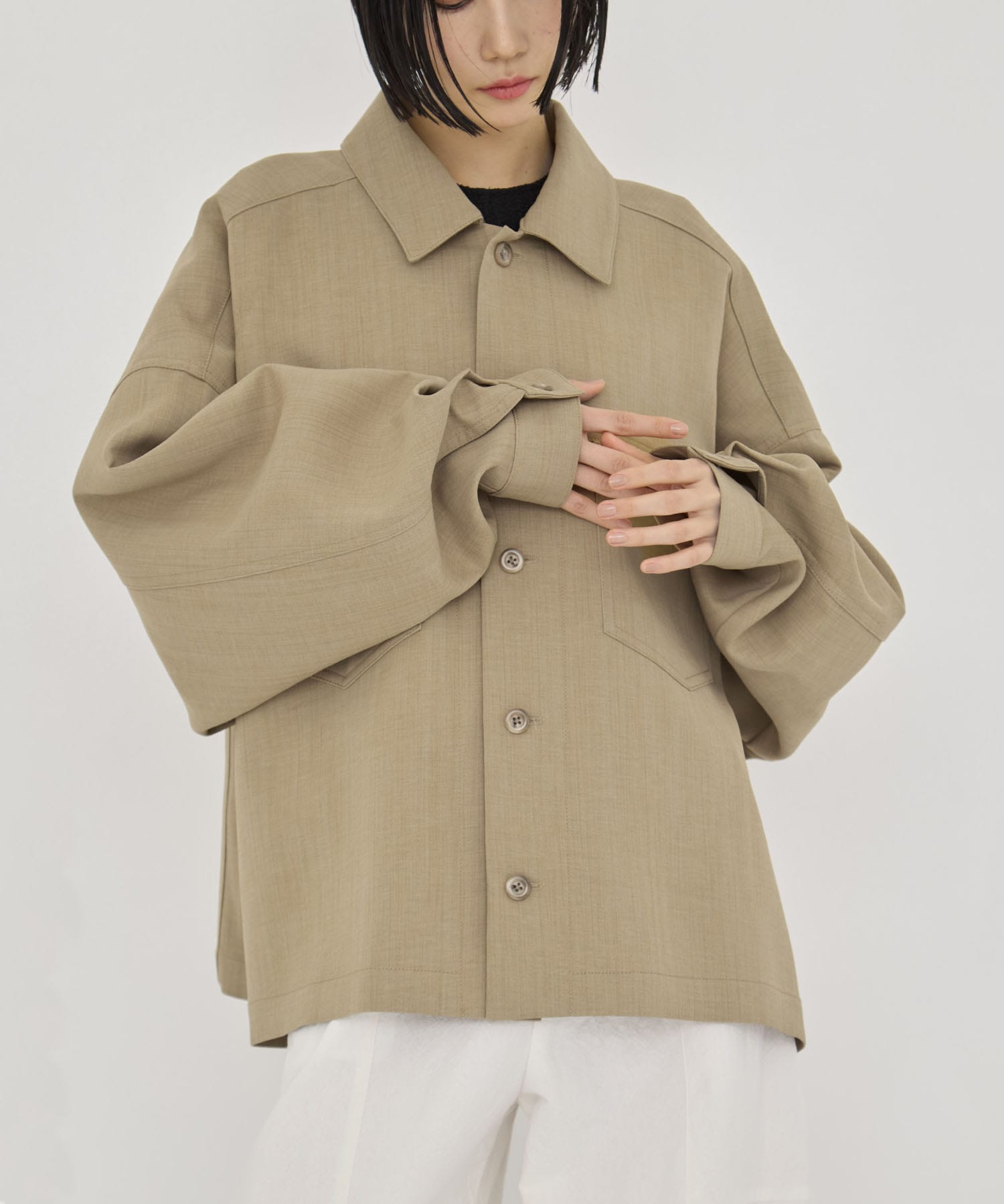 Cropped BOX Blouson