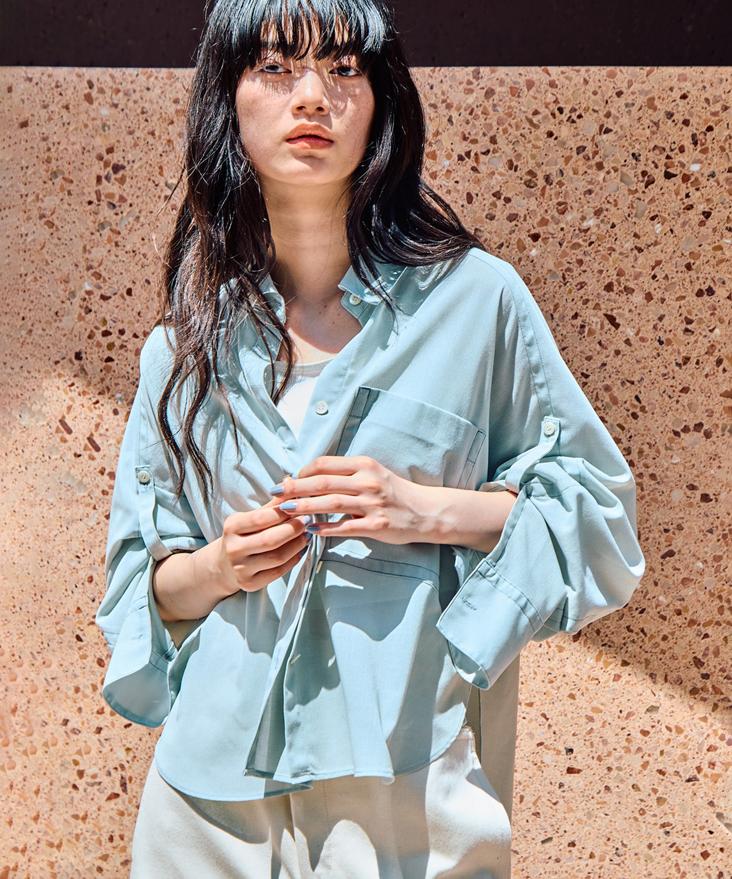 Matte Sheer Over Shirt