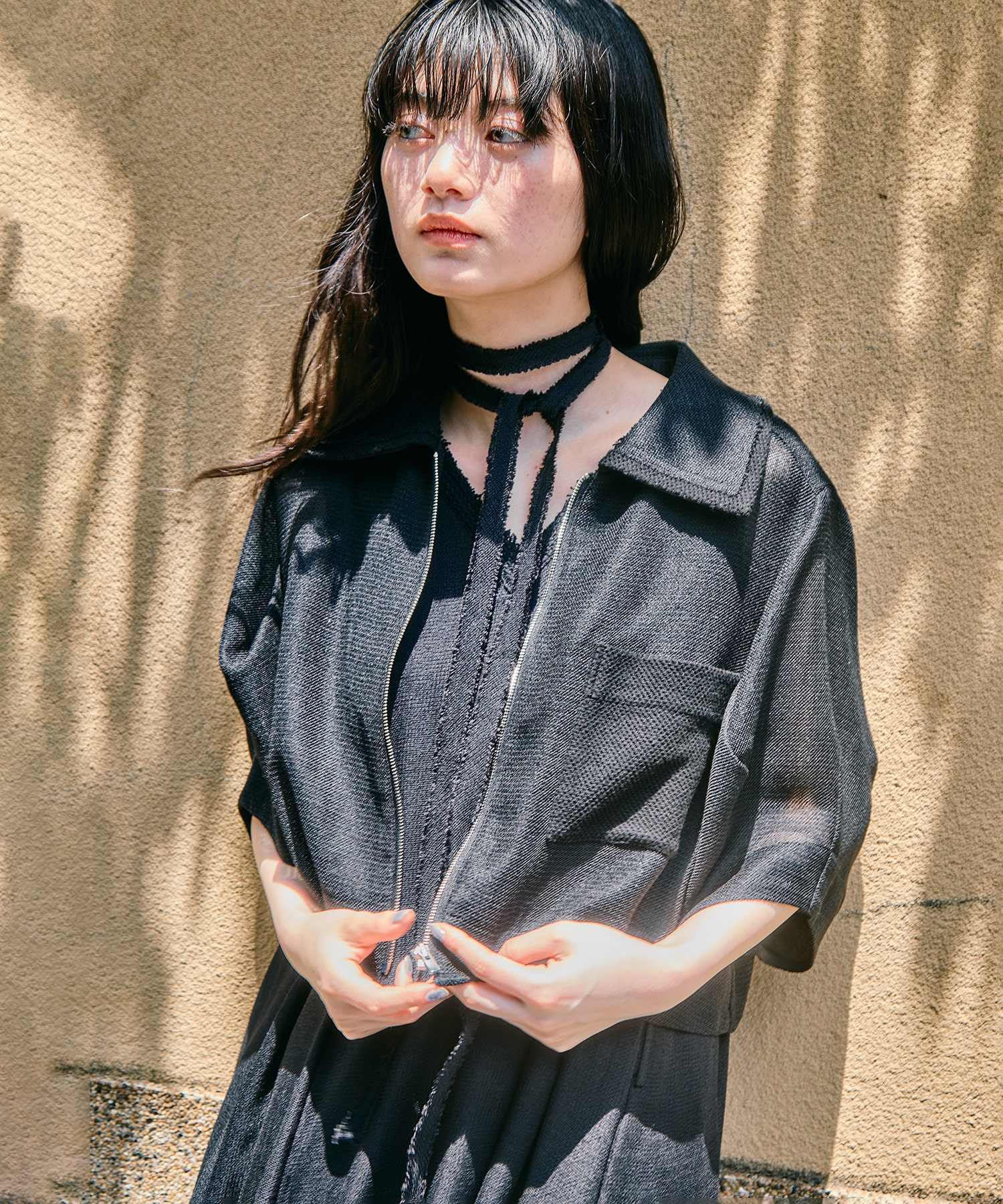 Washable Mesh Blouson
