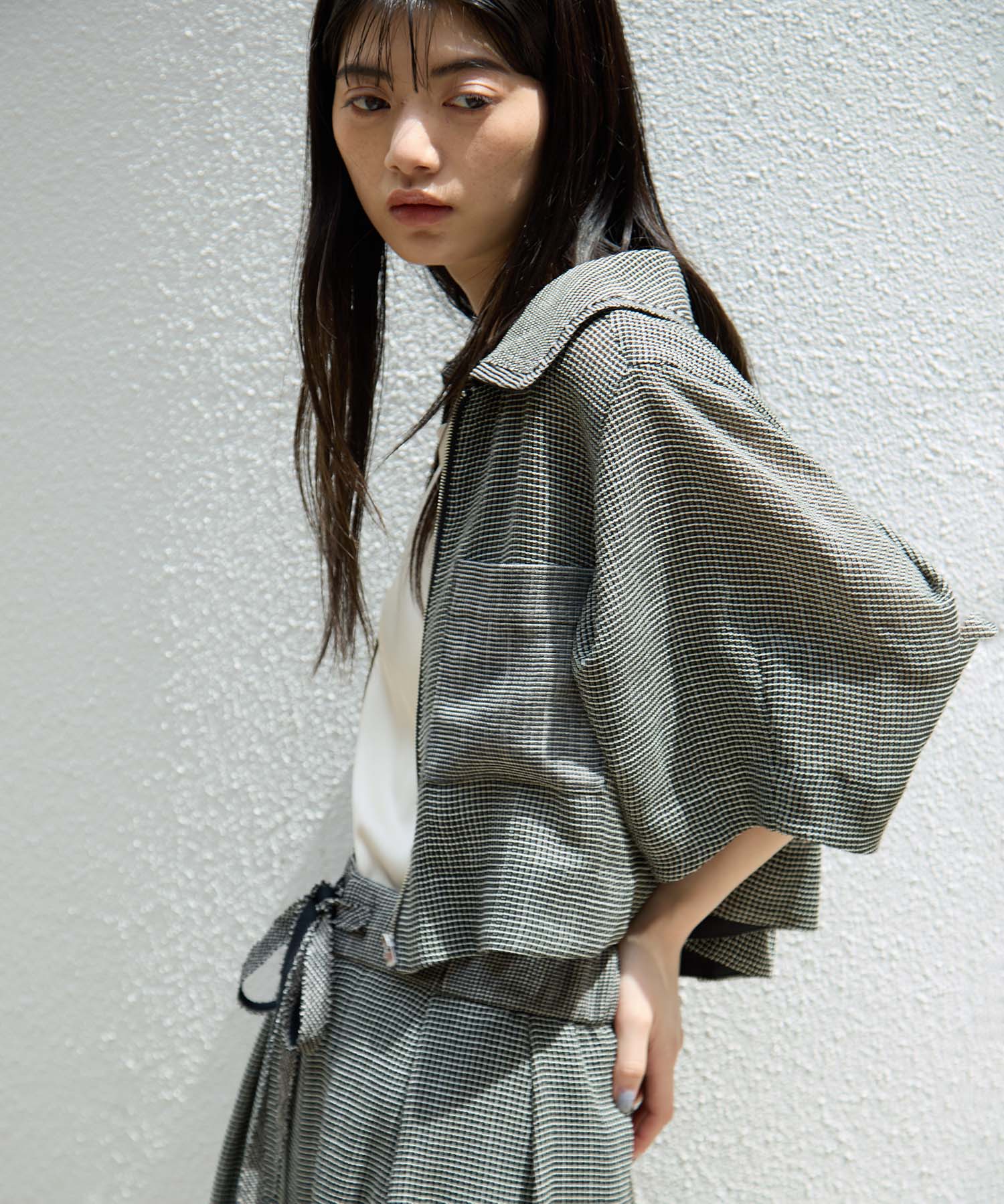 Washable Mesh Shirt Blouson