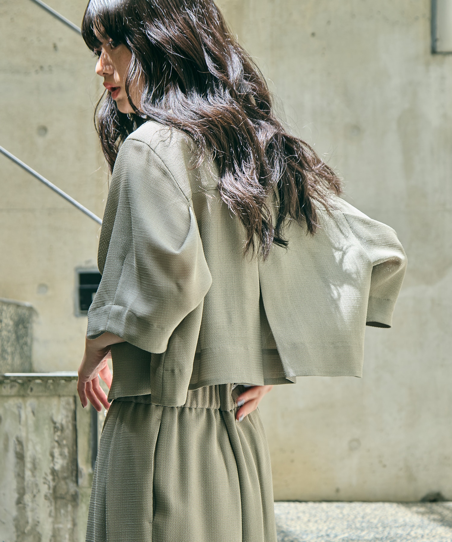 Washable Mesh Shirt Blouson