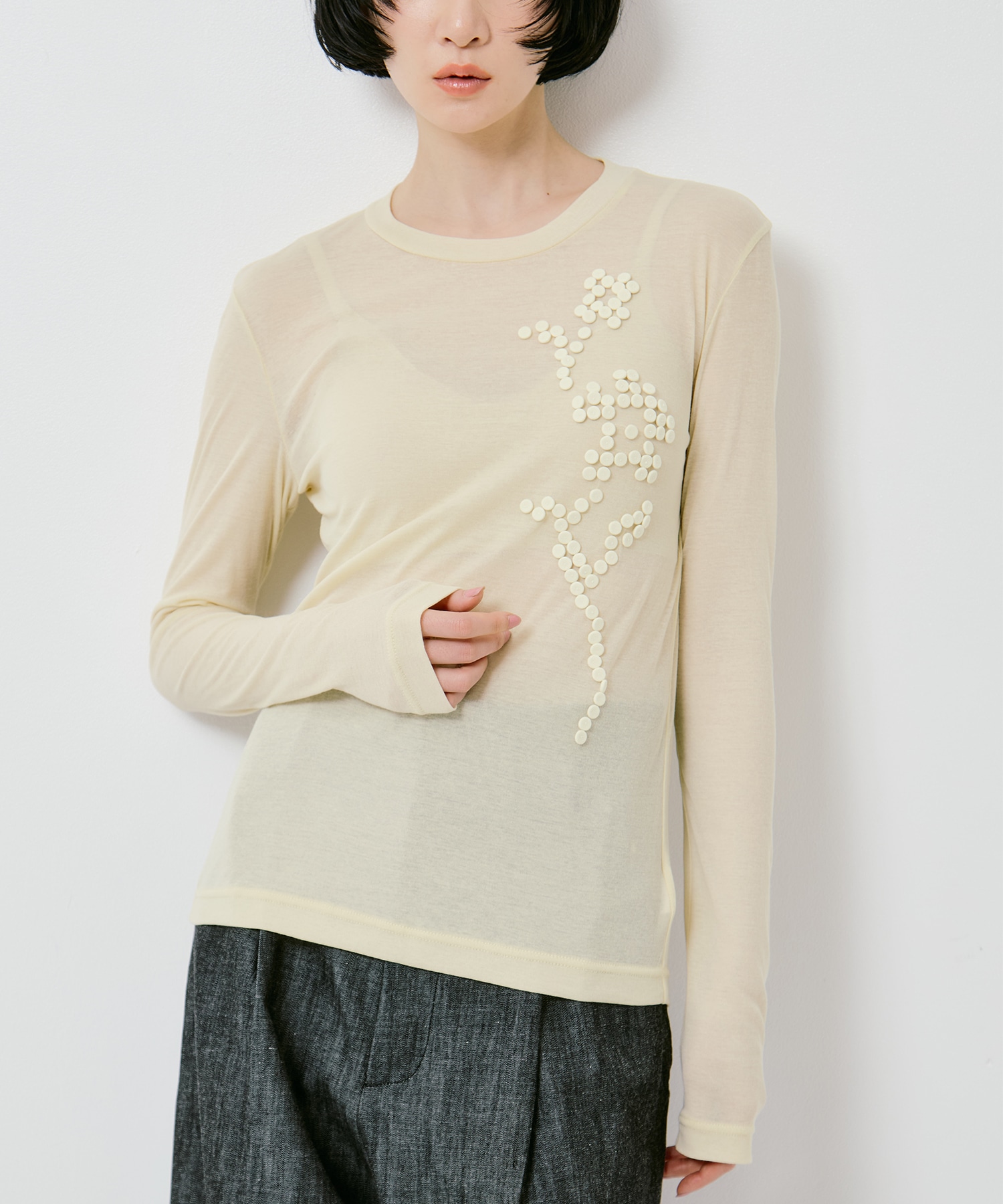 POSY EMBROIDERY TOP