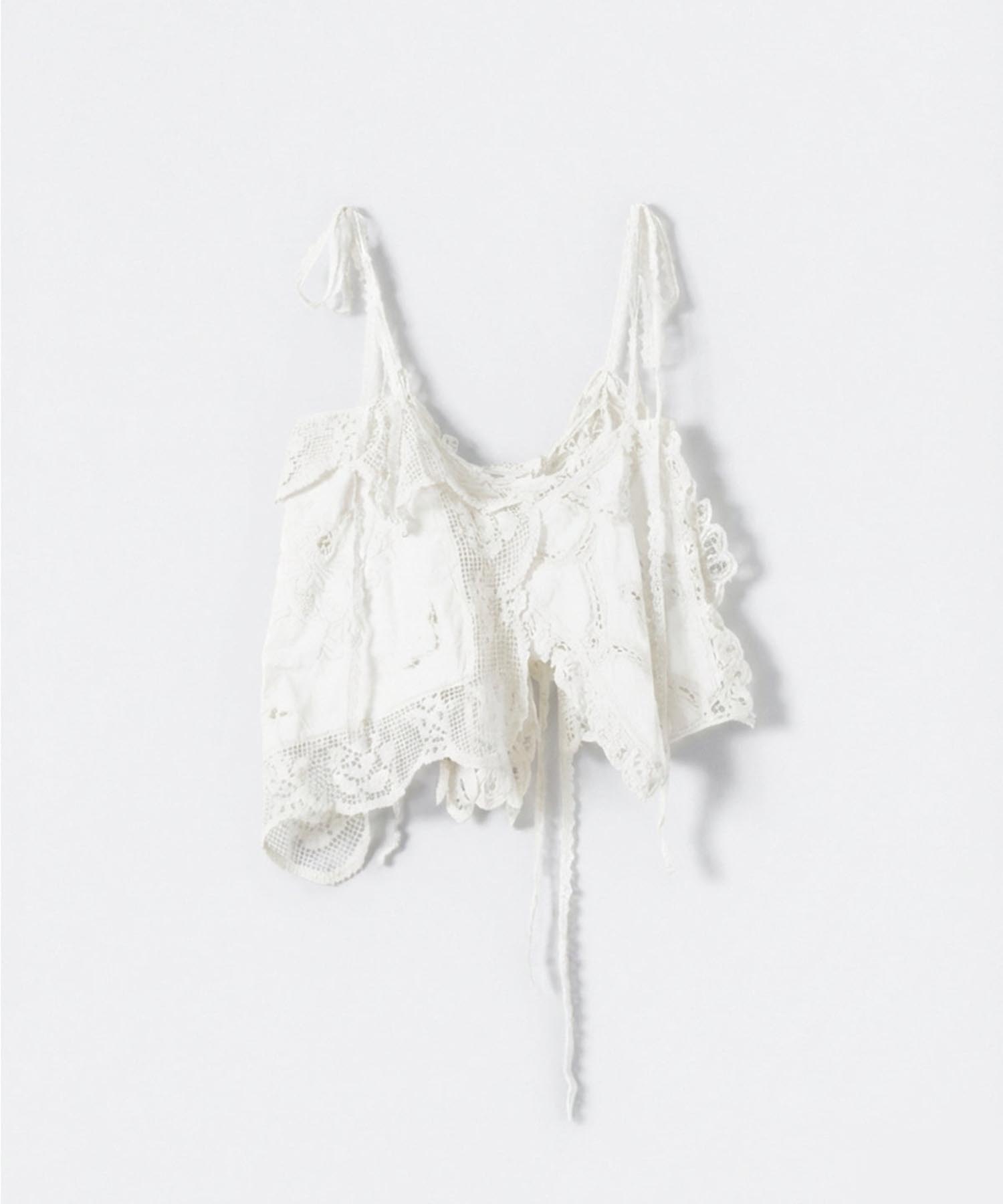 Doily motif dress
