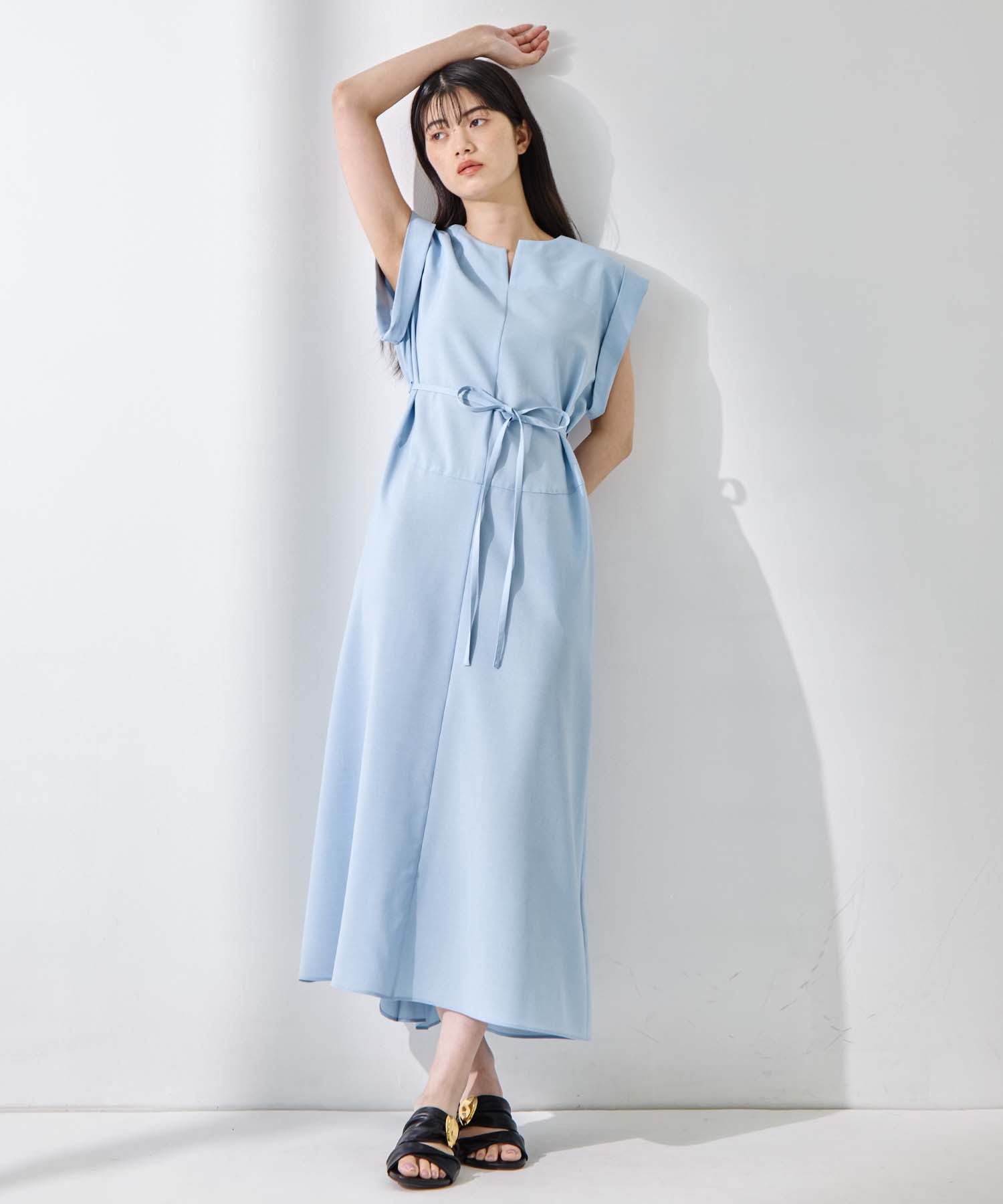 Back Tucked Dress