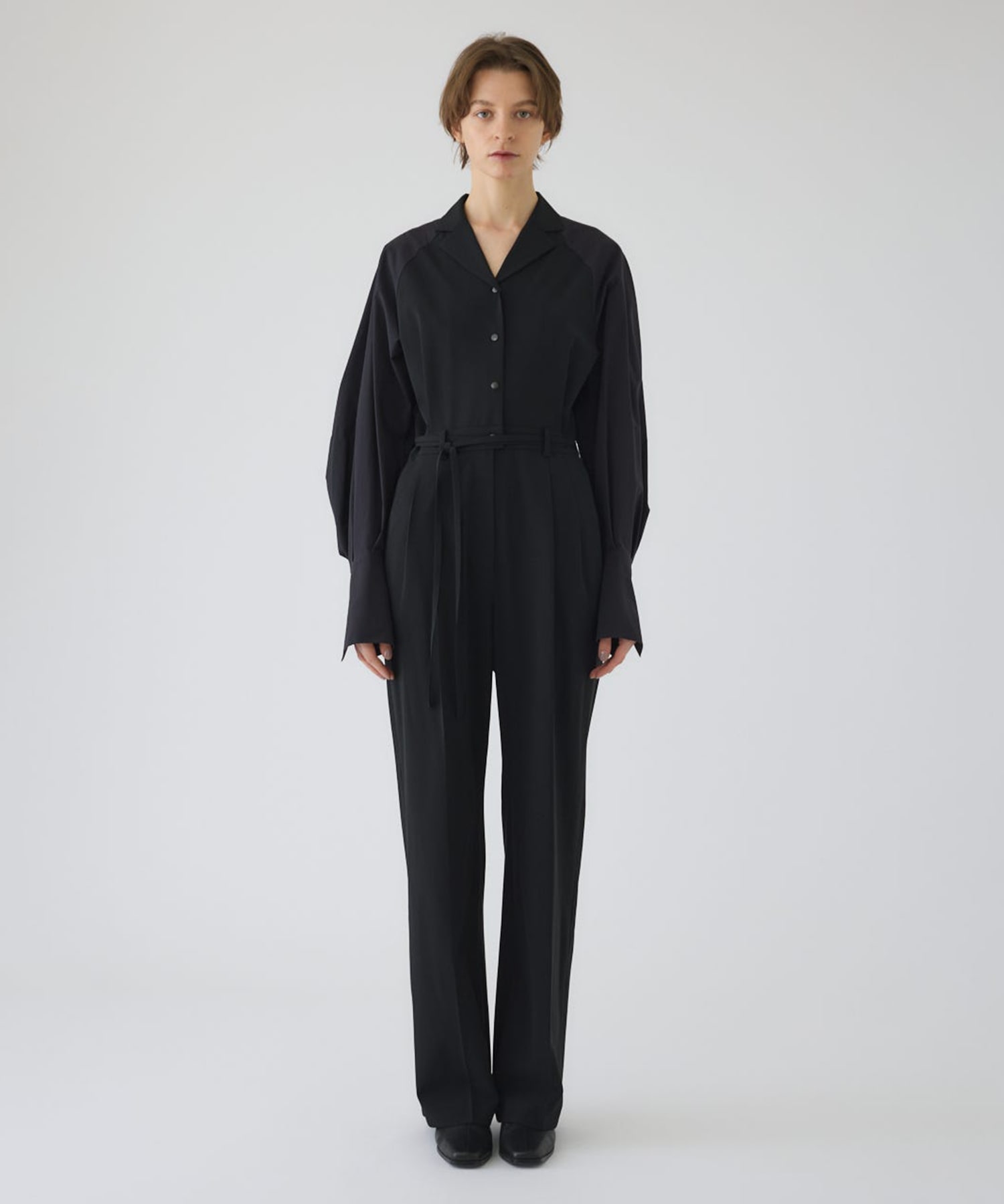 Raglan sleeve jumpsuit