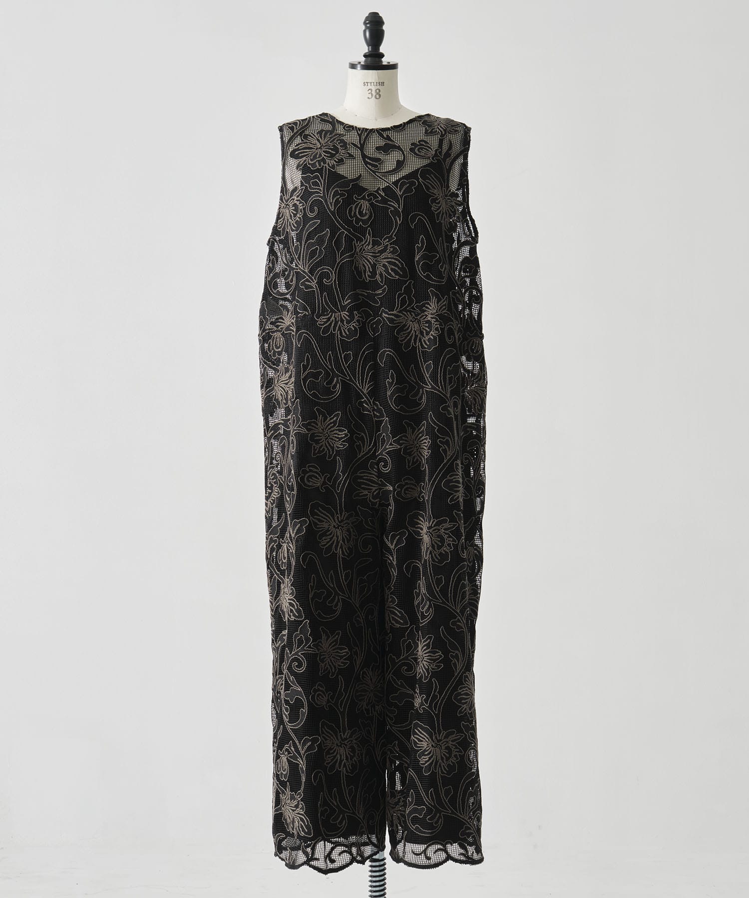 2WAY SILHOUETTE V NECK ROMPERS