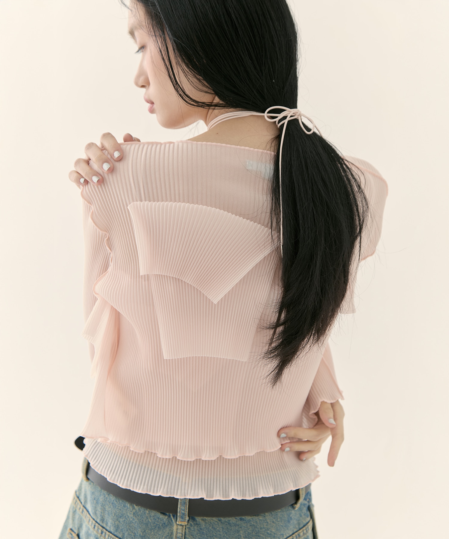 別注 SHEER CARDIGAN