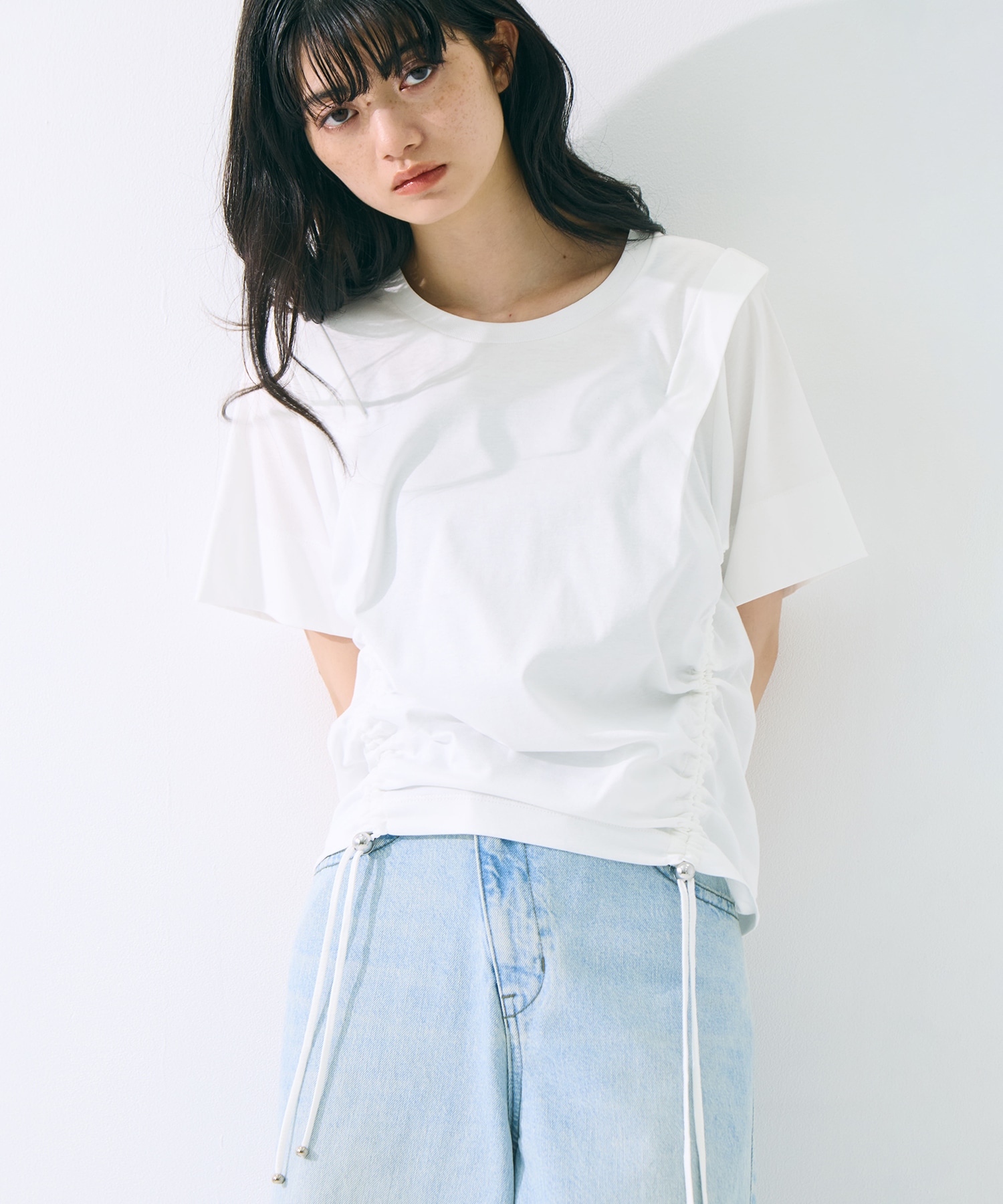 Multi Length Drawstring Tee