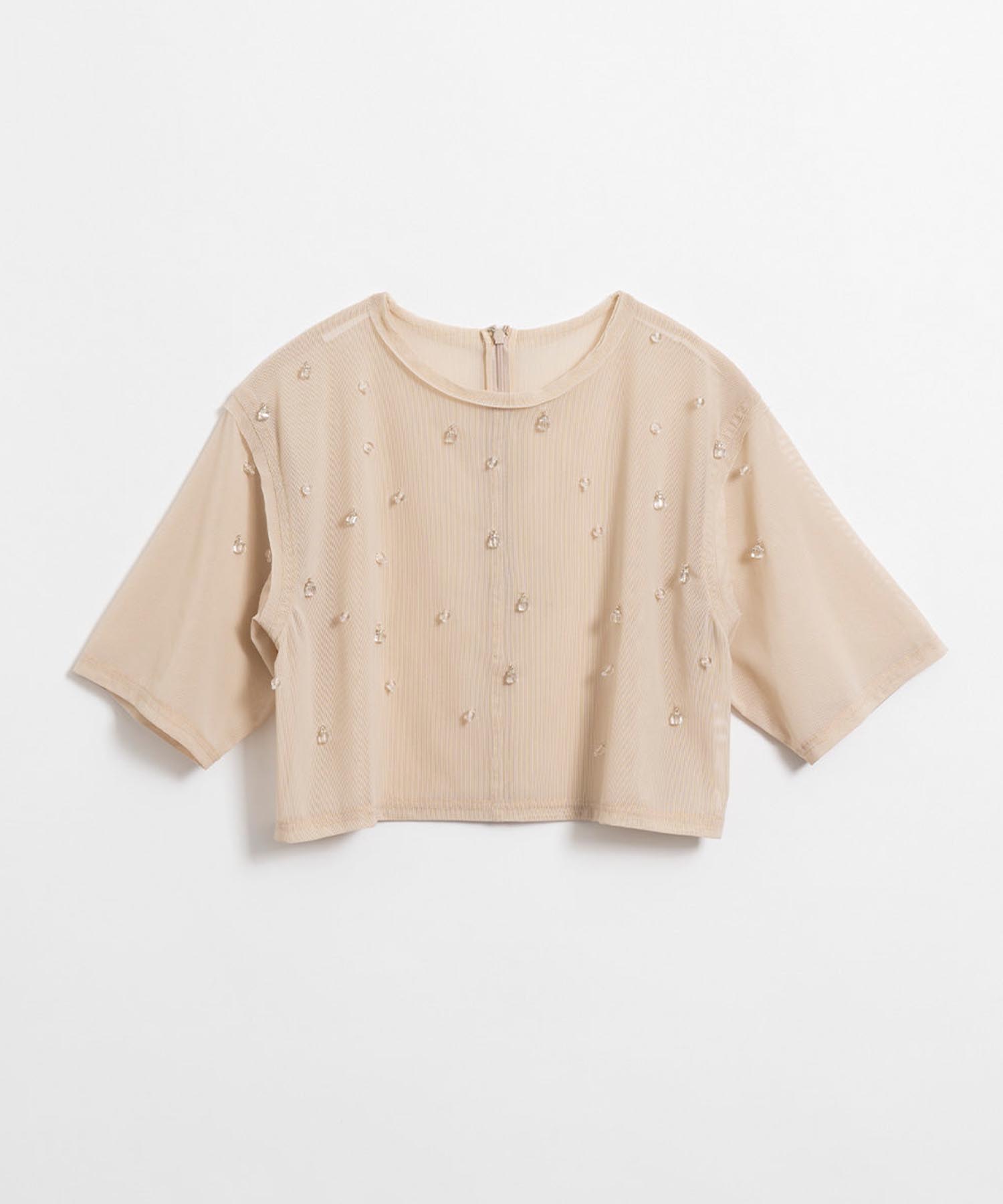 Lantern beads sheer tops