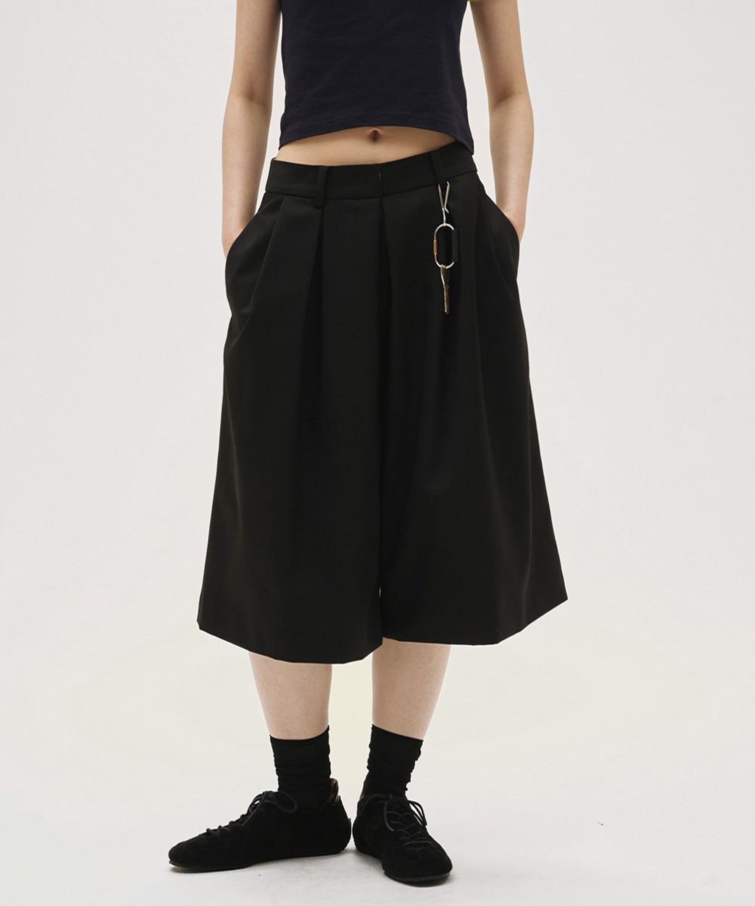 Twill Bermuda Pants
