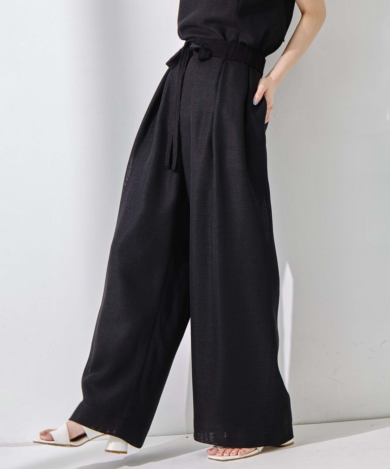 Washable Mesh Relax Trousers
