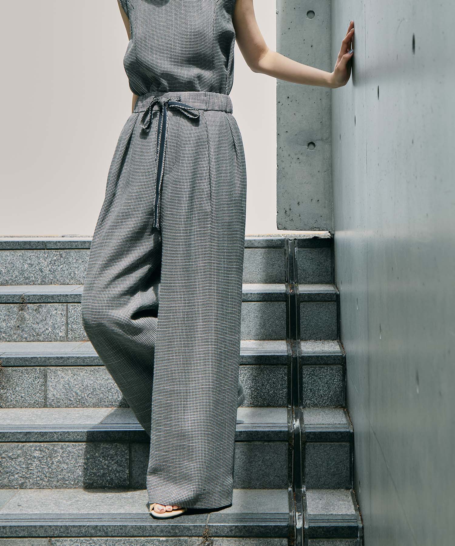 Washable Mesh Relax Trousers
