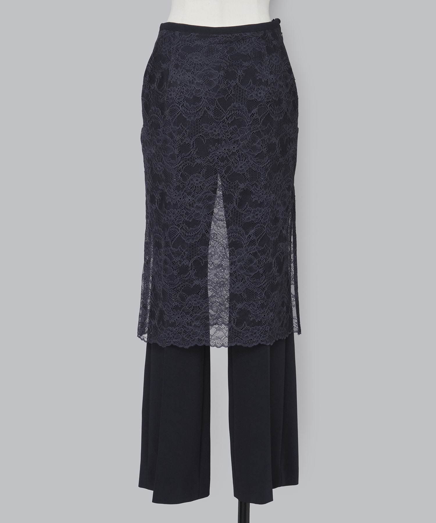Raschel Lace Layered Trousers