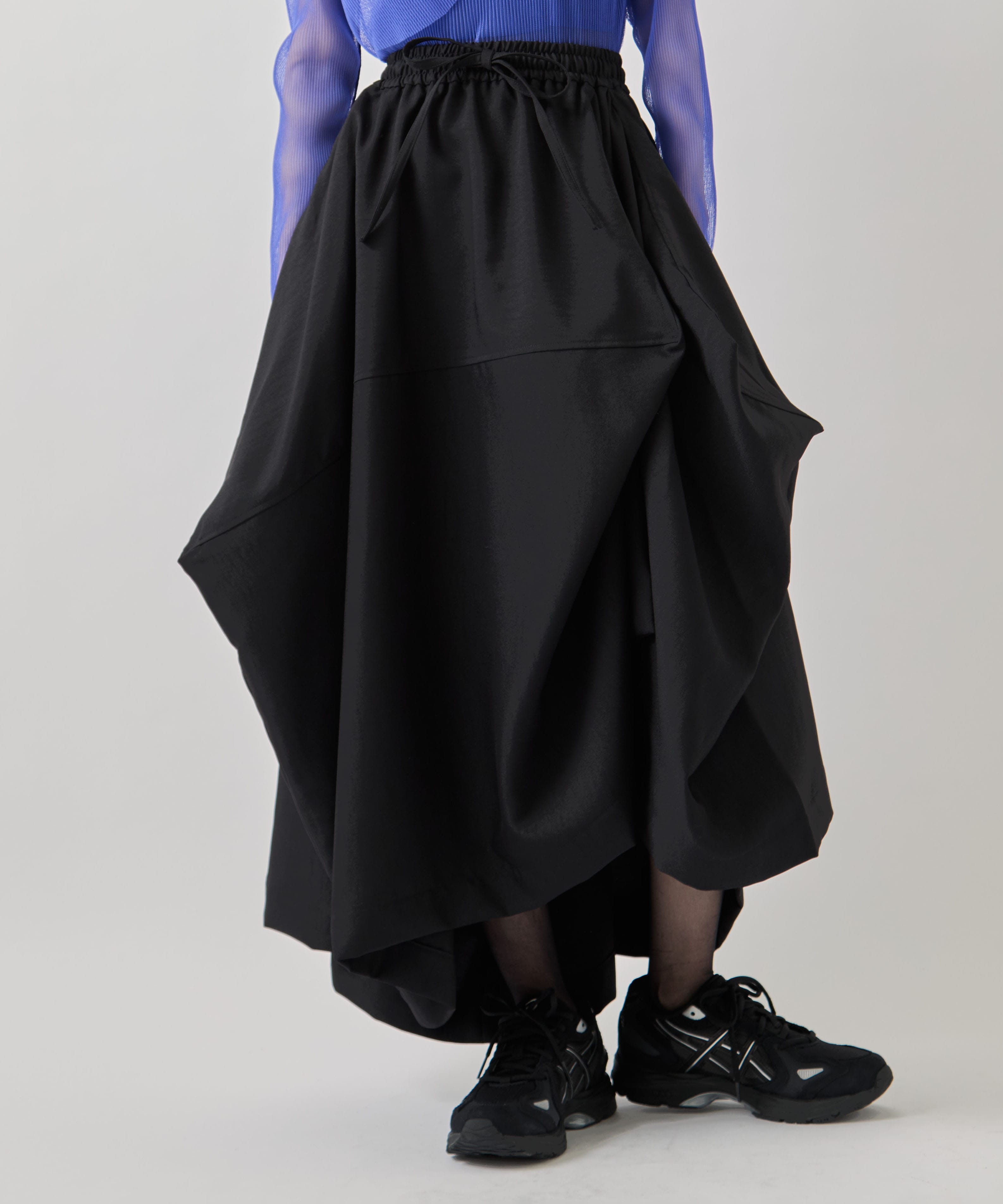 Y3-S26-0000-205/W_SU SKIRT BLACK(バルーンSK)