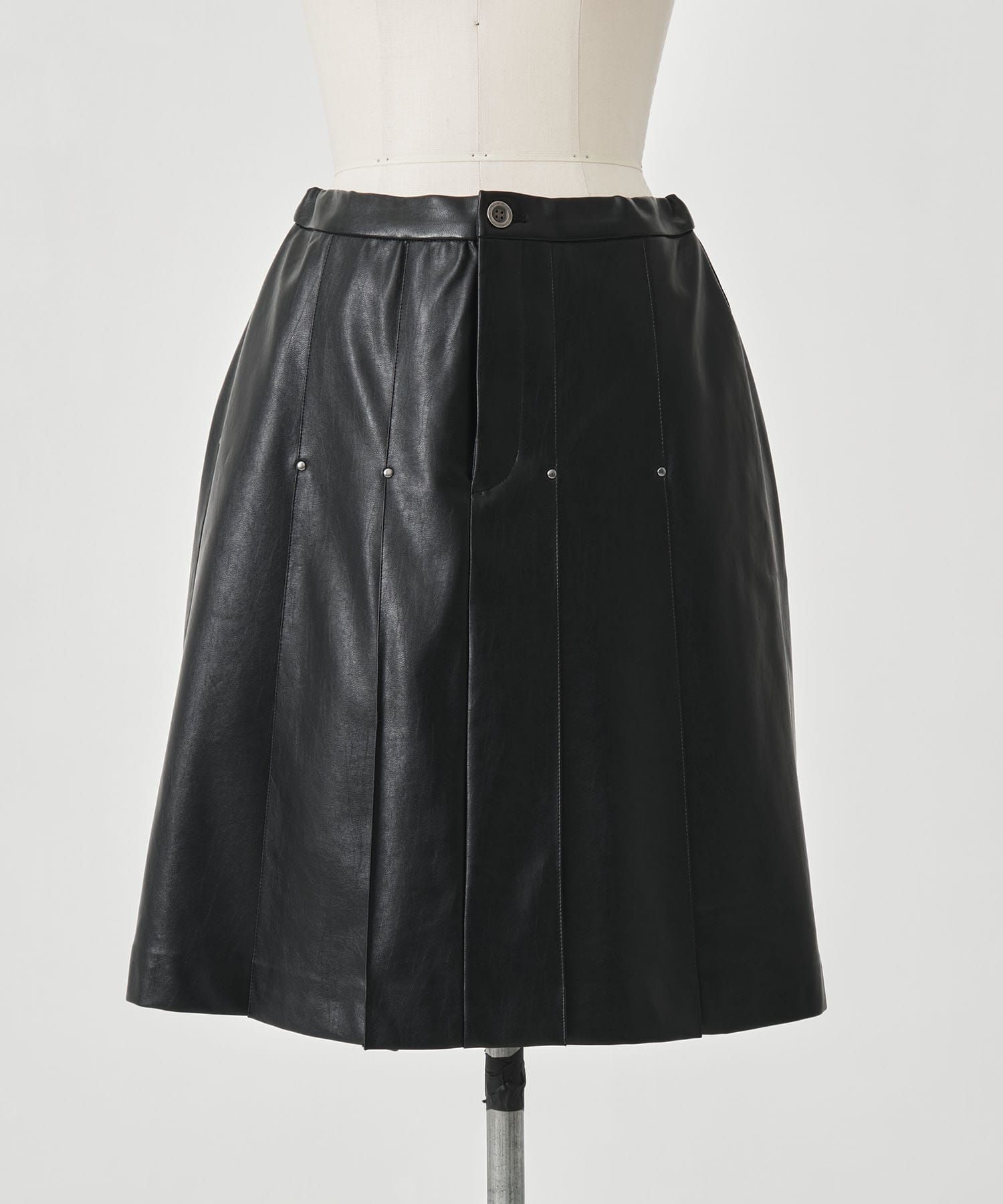 JENNY BOX PLEATED HALF SKIRT