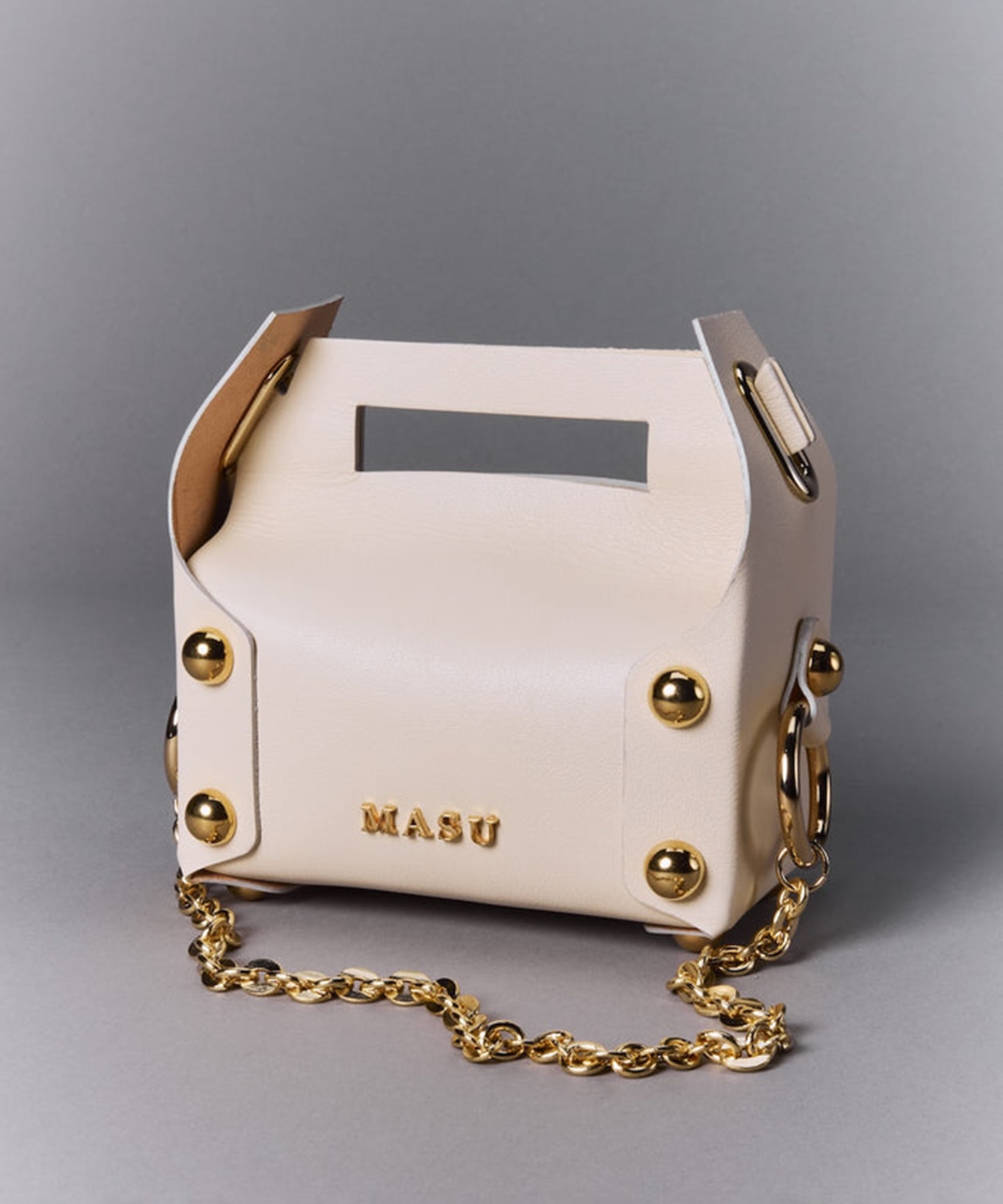 LEATHER CAKE BAG
