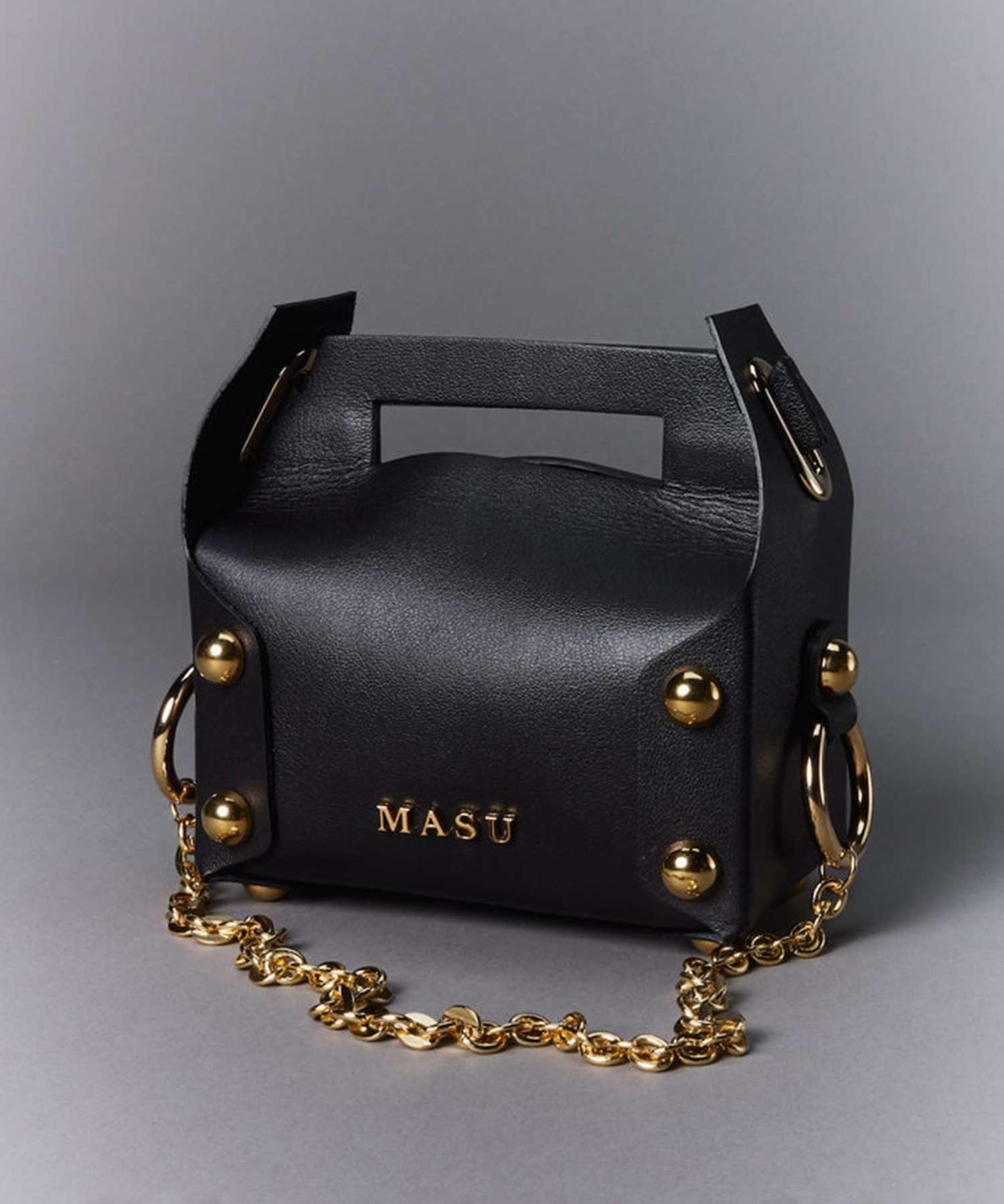 LEATHER CAKE BAG