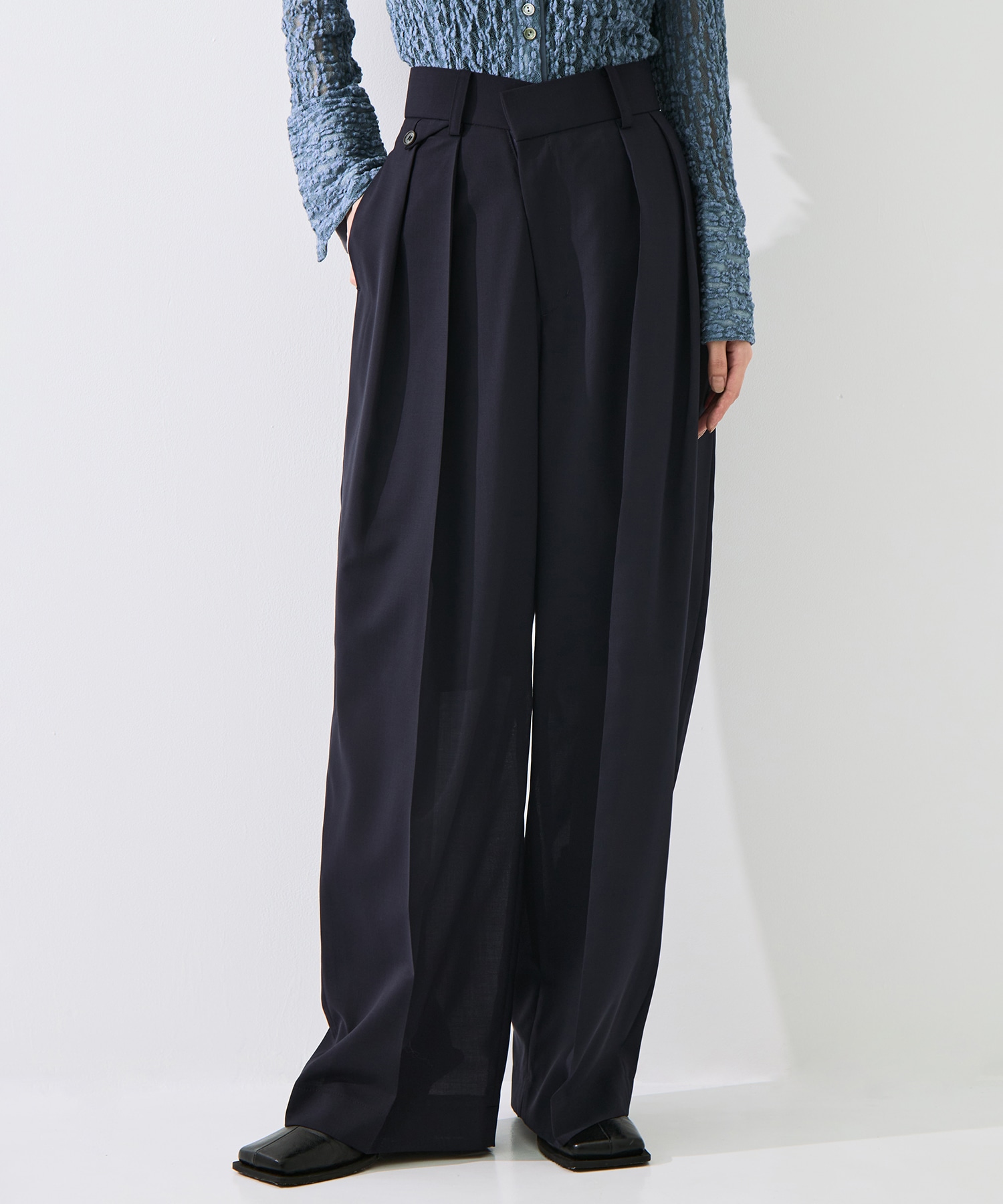 Double Tucked Trousers