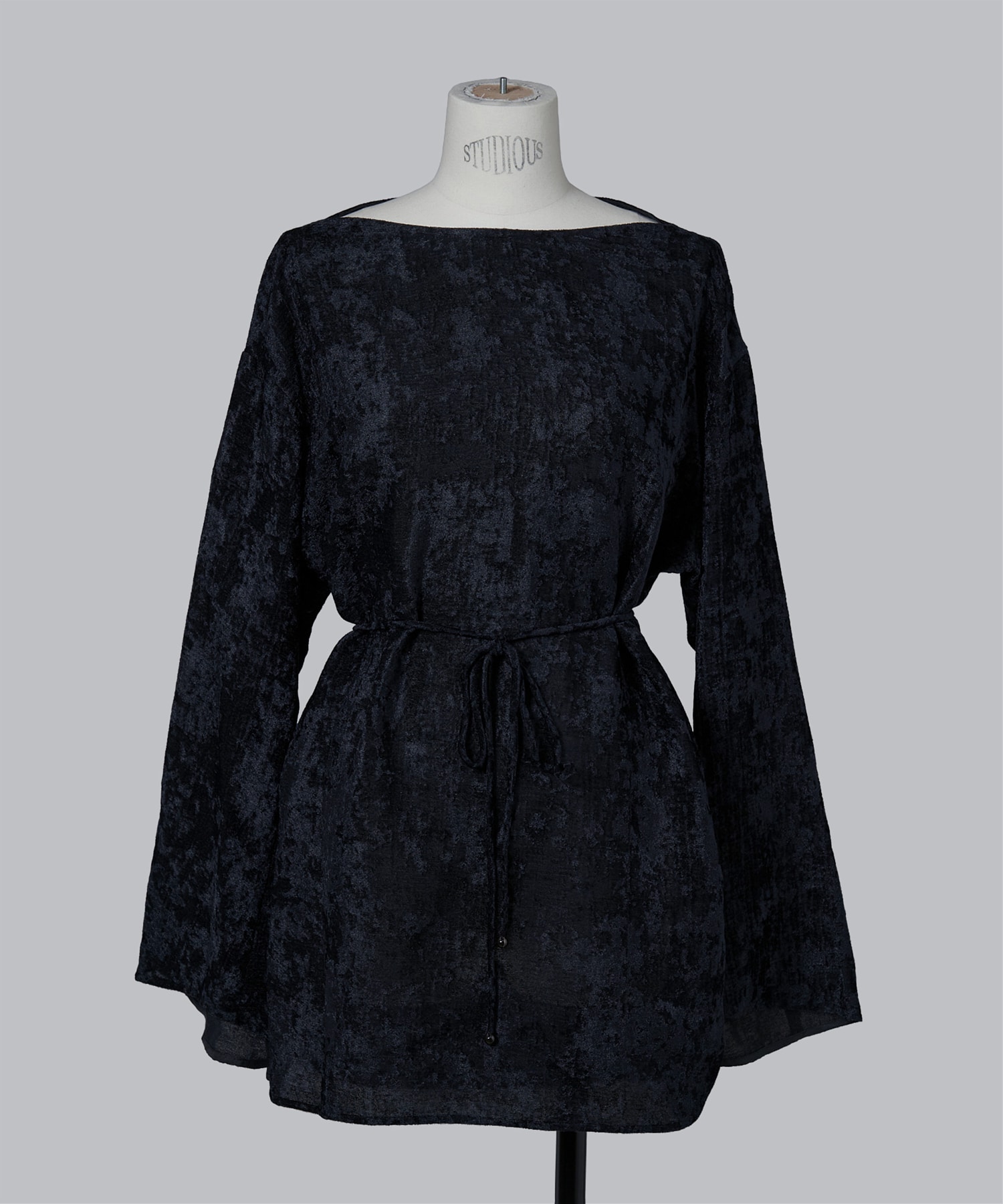 Velvet Boatneck Top