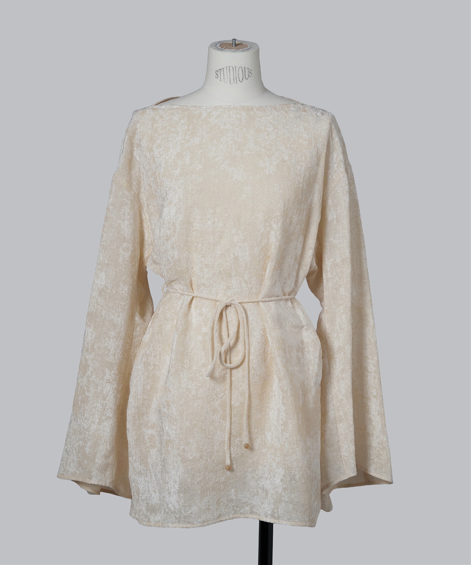 Velvet Boatneck Top