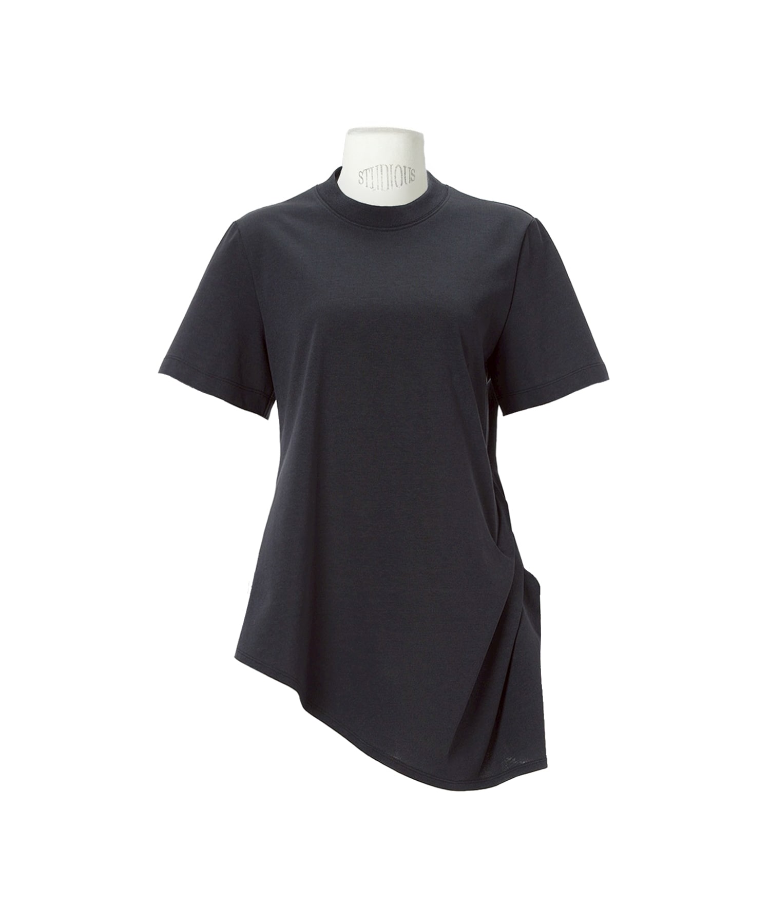 Cotton Jersey Asymmetric T-Shirt