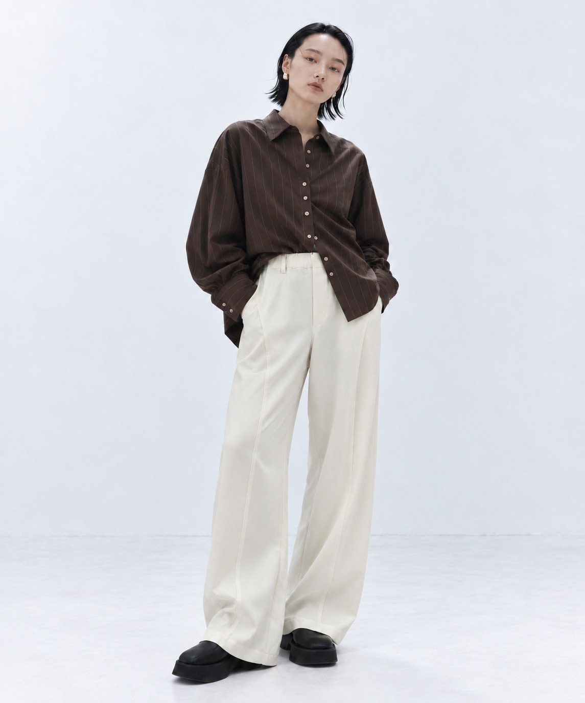 Double Cloth Easy Pants