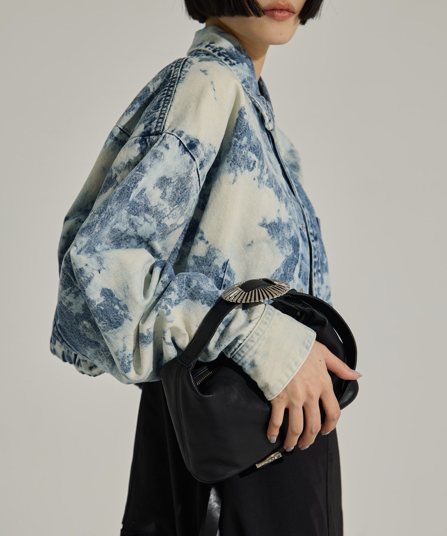 Leather mini bag