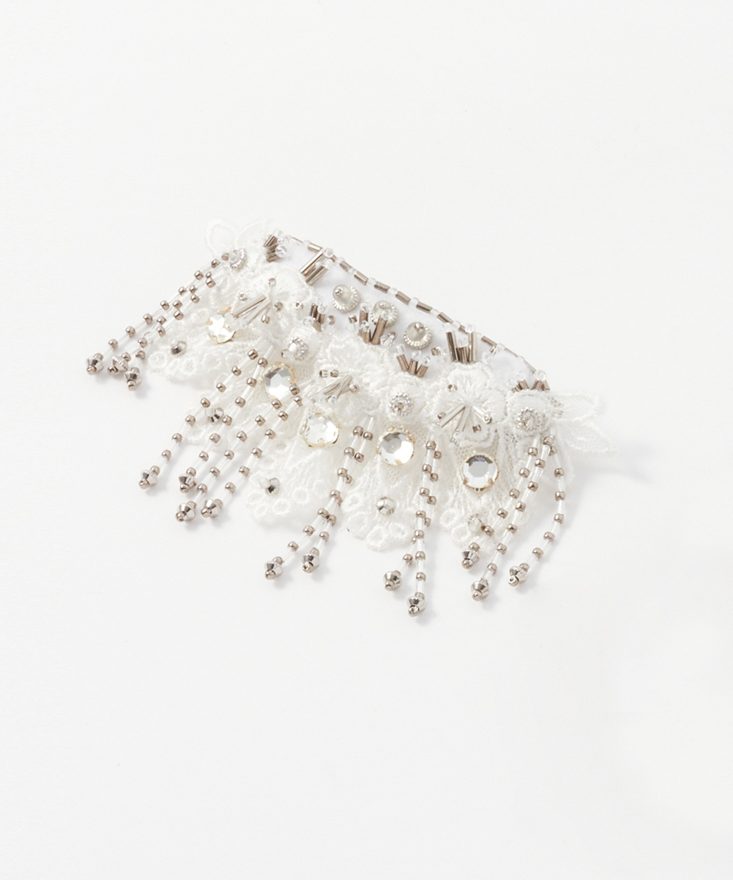 Snow bijou barrette right