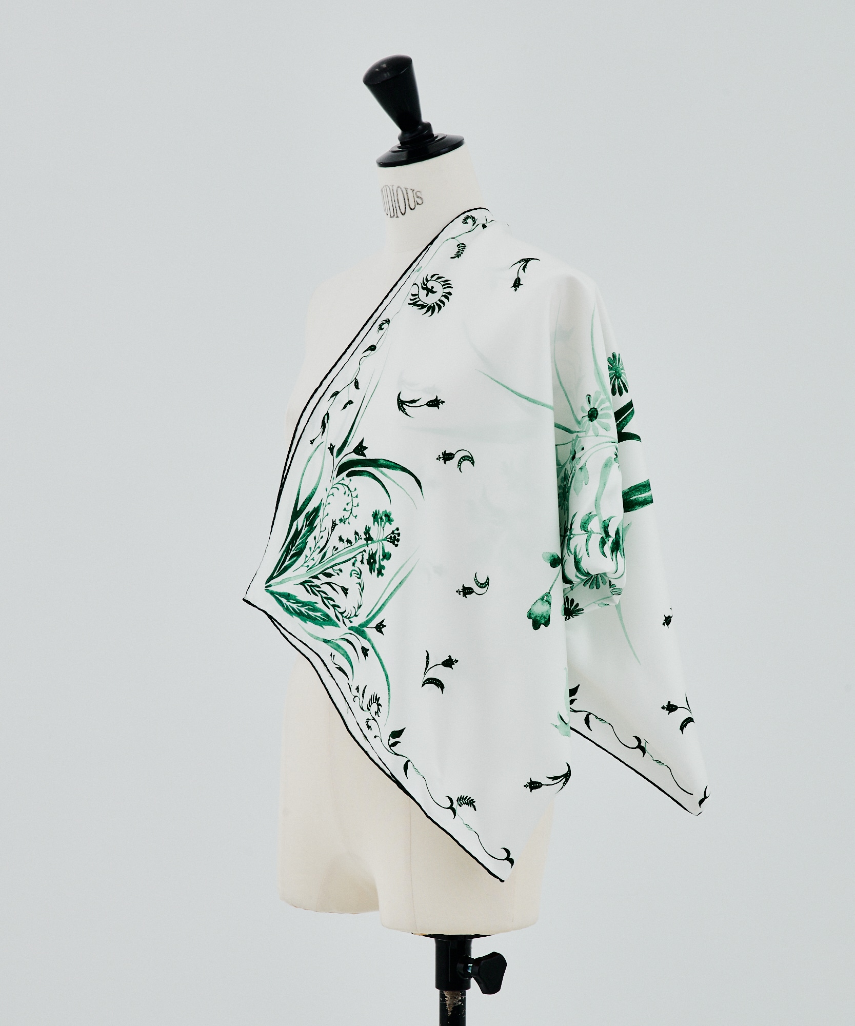 Hand Printed Silk Scarf