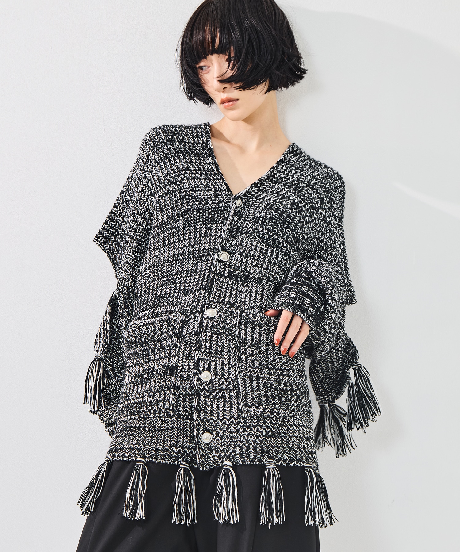 Fringe knit