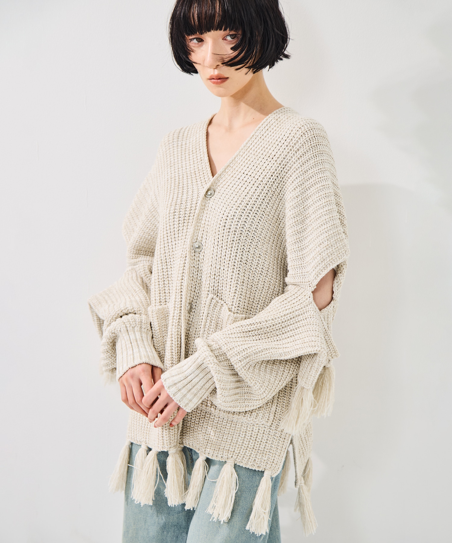 Fringe knit